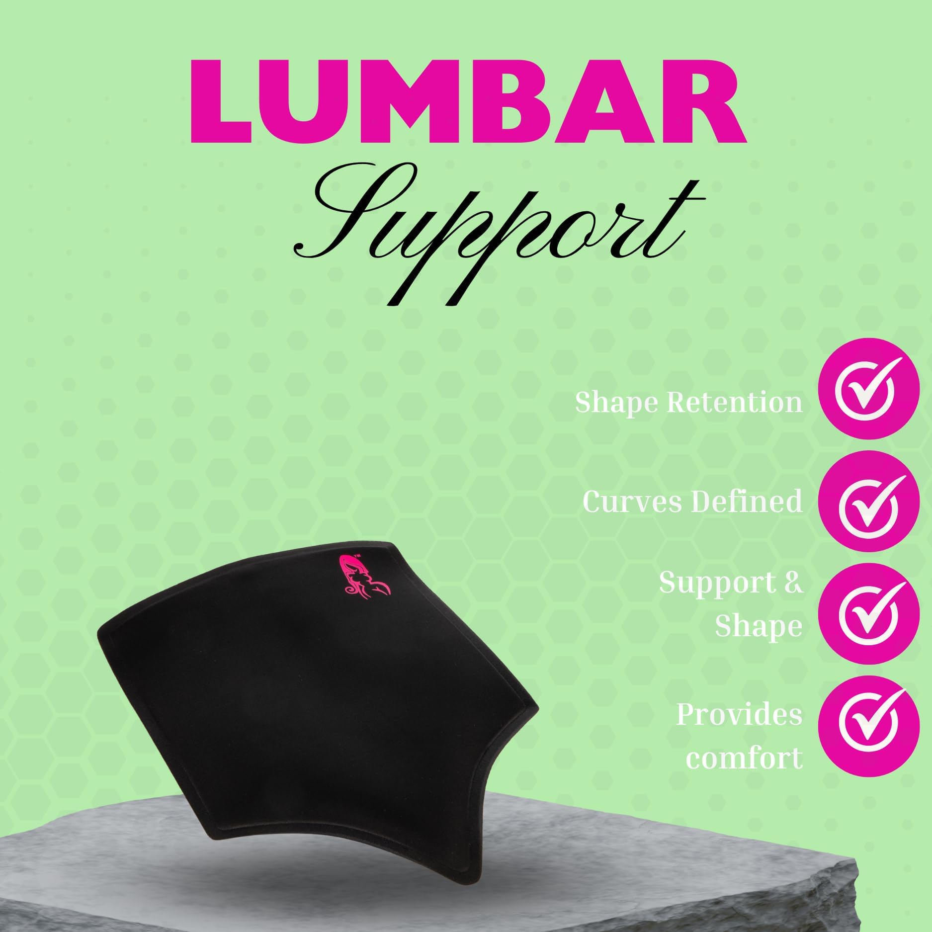Post Surgery BBL Pillow with Lipo Foam Board - Comfortable Butt Cushion for Recovery After Liposuction & BBL Procedures - Perfect for Sitting Comfort at Home, Office, or Travel