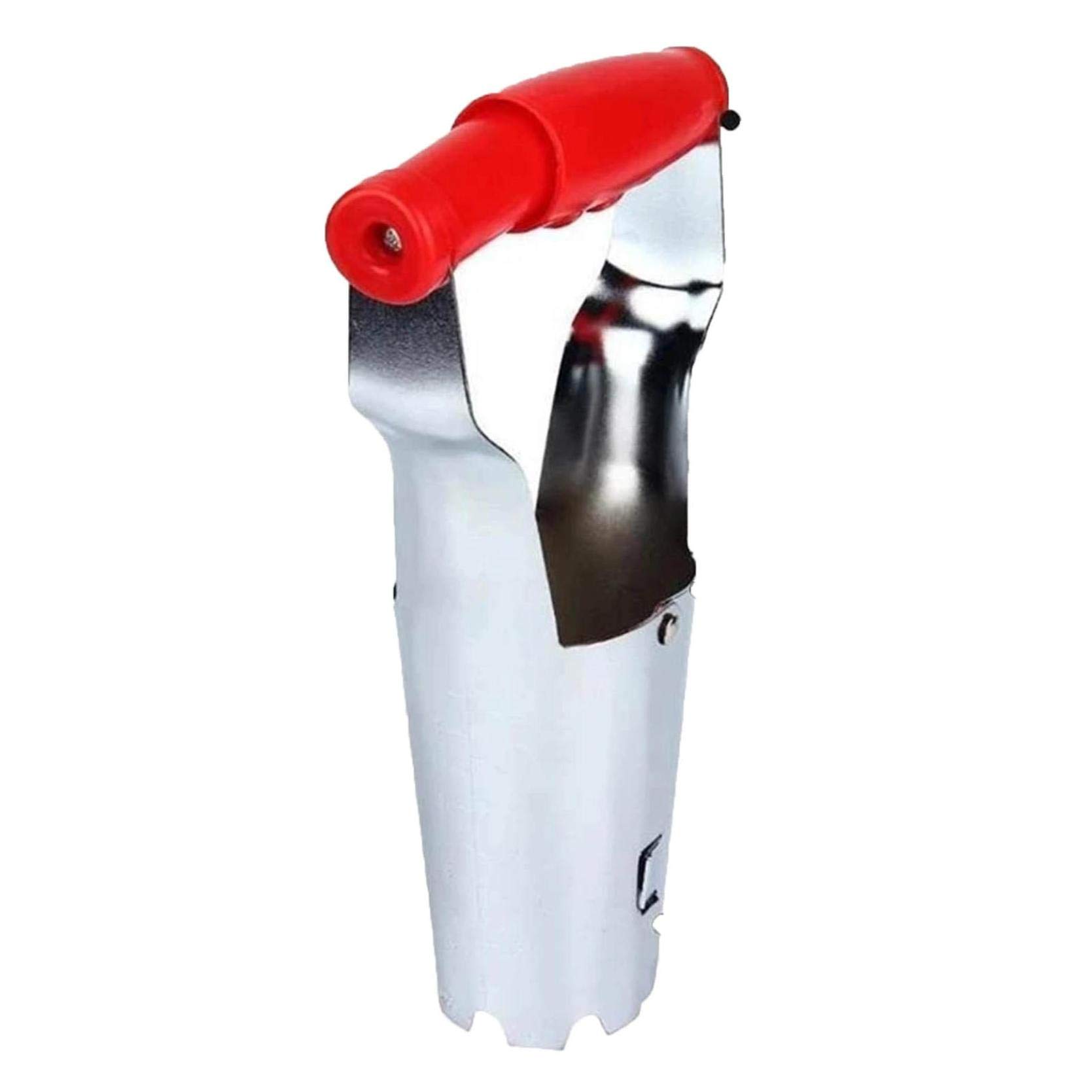 Metal Seedling Transplanter - Heavy Duty Garden Hand Tool for Transplanting Vegetables, Plants & Seedlings | Durable Gardening Supplies for Yard, Farm & Greenhouse Use (Red)