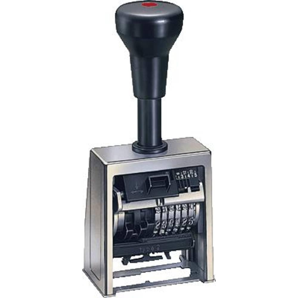Reiner 200300-011 Paginator Stamp B6 - 6 Figure 5.5 mm Self-Inking Document Numbering Tool for Office, School & Legal Paperwork