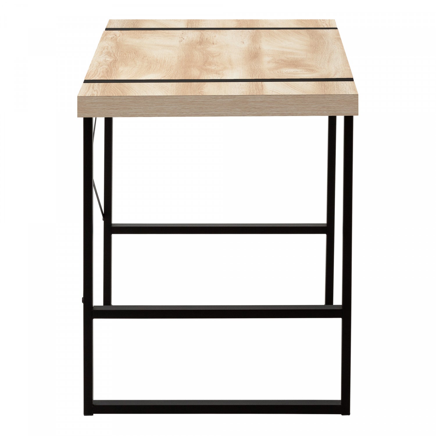 Dray Desk - Natural Wood Standing Desk for Home & Office - Ergonomic Adjustable Height Workstation for Remote Work & Study