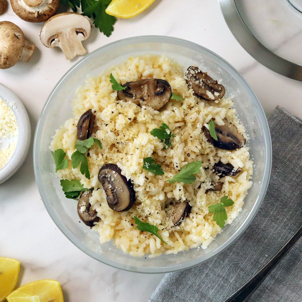 Creamy Mushroom Risotto Recipe - Easy Italian Rice Dish for Dinner & Special Occasions | Perfect for Date Nights & Family Gatherings
