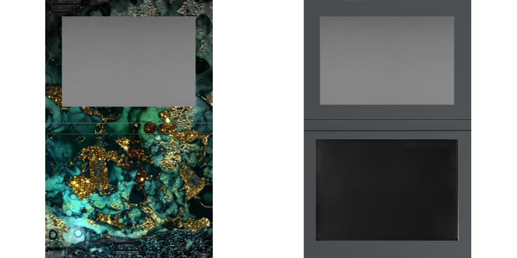 Custom Extra Large Z Palette - Magnetic Makeup Palette for Eyeshadows & Blush - Perfect for Professional Makeup Artists & Travel