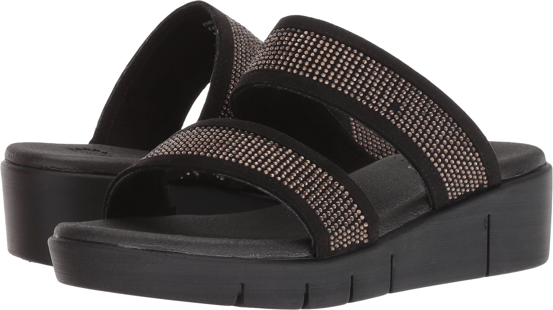 Yellow Box Fresco Black Women's Sandals Size 8.5 | Comfortable Summer Slide Sandals for Beach, Pool & Casual Outings