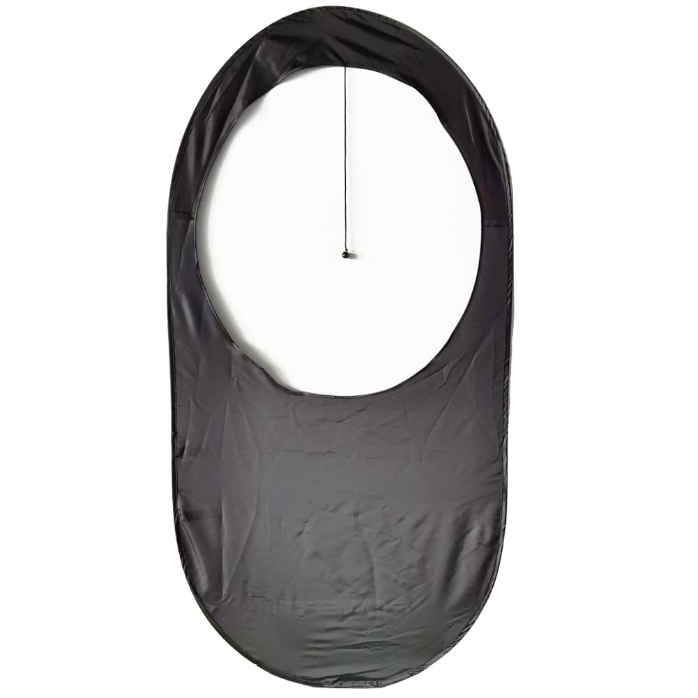 Foldable Pop-Up Tennis Training Targets with Velcro Straps - Black (Pack of 1) | Portable Practice Aids for Backyard Drills, Court Sessions & Solo Tennis Training