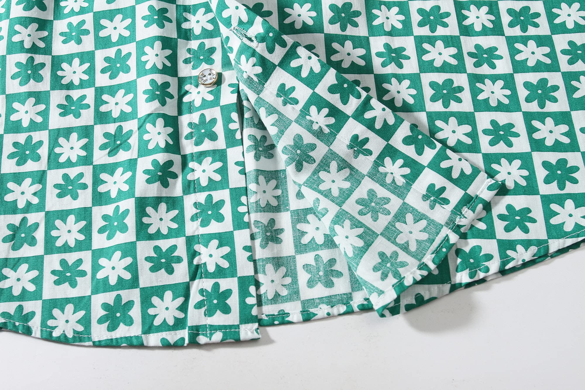 **Men's Hawaiian Shirt - Tropical Floral Short Sleeve Button Down Shirt for Beach, Summer & Casual Wear**    **使用场景:** Perfect for beach vacations, summer parties, luaus, casual outings, and tropical-themed events.