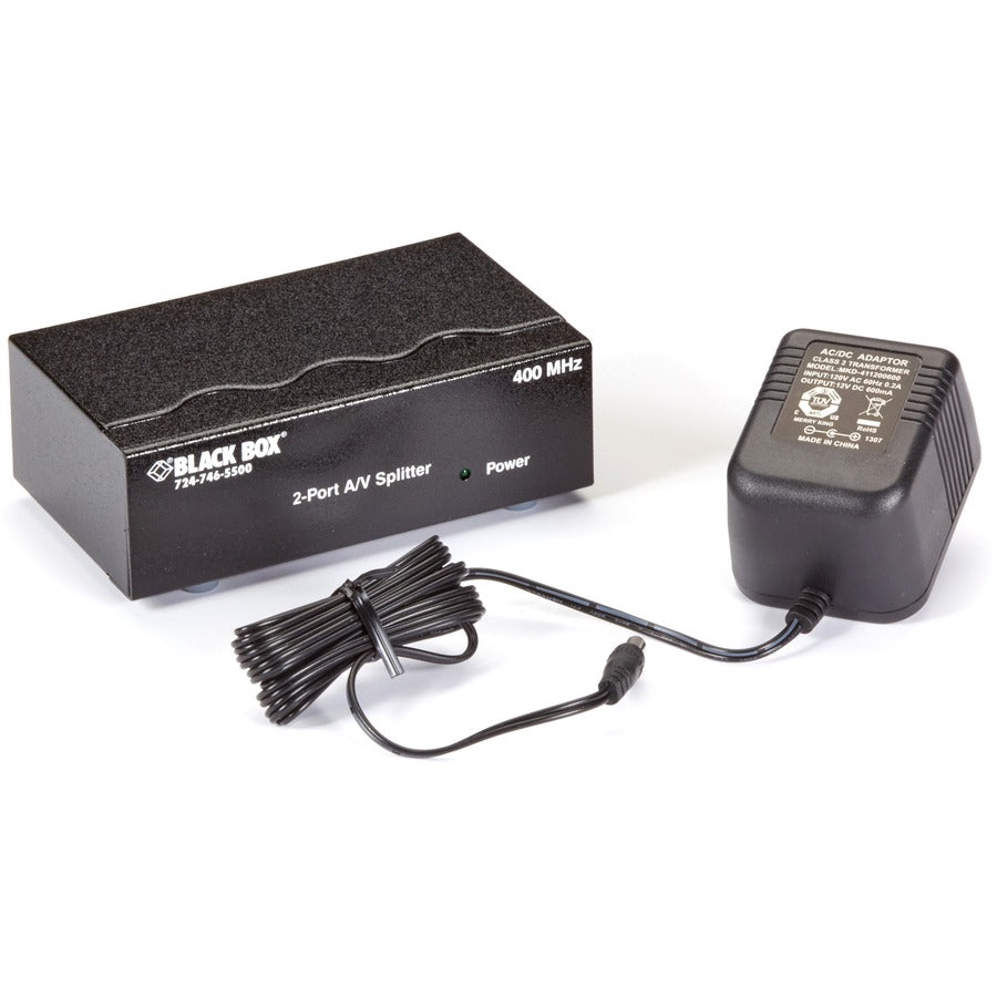 2-Port HDMI Audio Video Splitter - 4K 60Hz HDCP 2.2 - for Home Theater, Gaming & Conference Room Setup