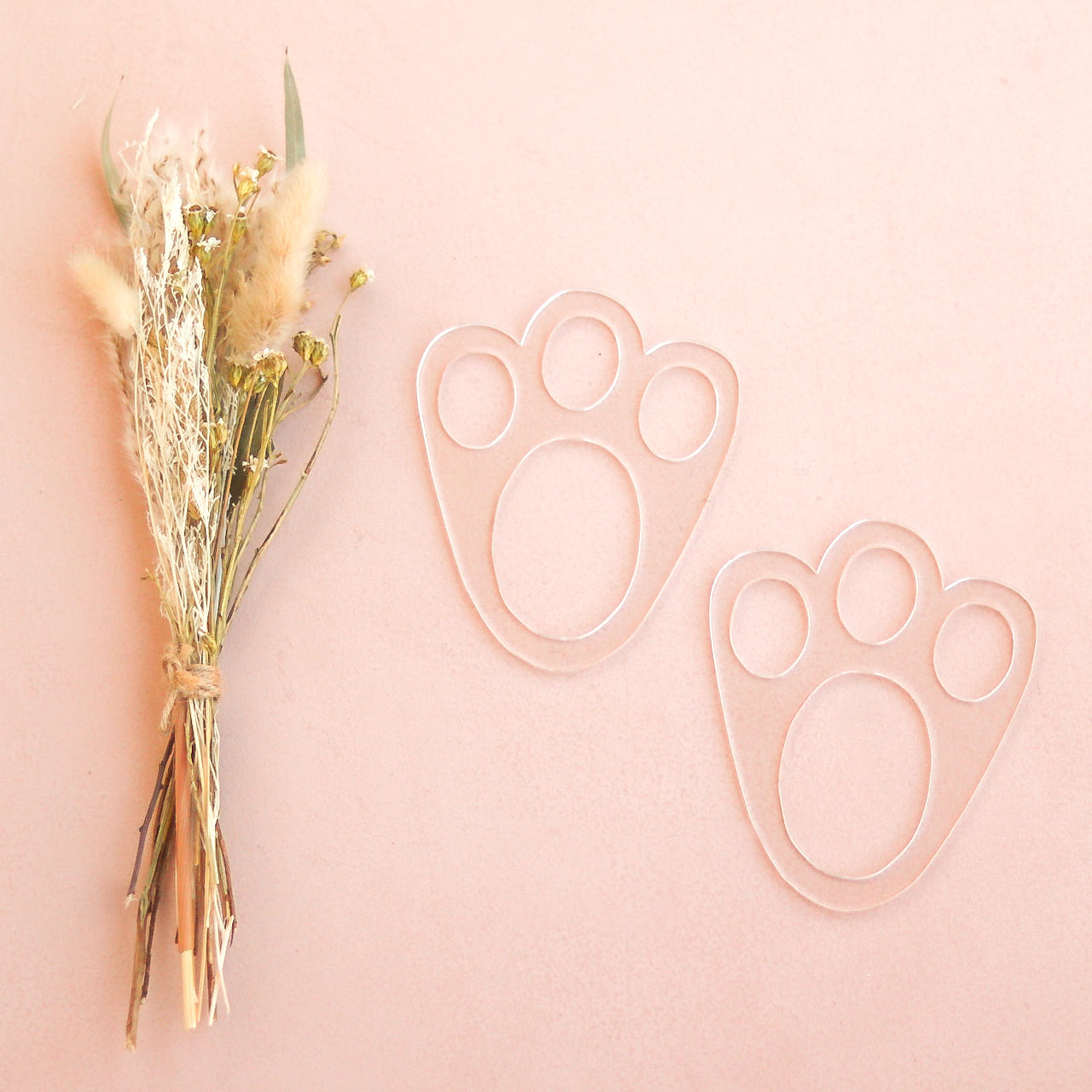 Bunny Footprints - Adorable Rabbit Paw Print Stickers for Scrapbooking, DIY Crafts, and Nursery Decor | Perfect for Baby Showers, Easter, and Spring Themed Parties