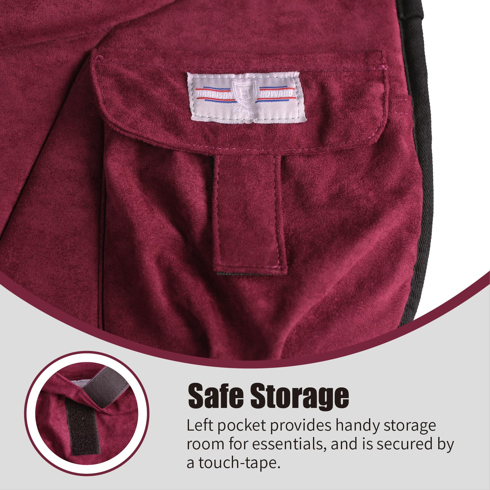 Harrison Howard Anti-Slip Bareback Pad with Side Pockets - Extra Thick Ergonomic Design for Maximum Horseback Riding Support - Perfect for Trail Riding, Dressage & Equestrian Training