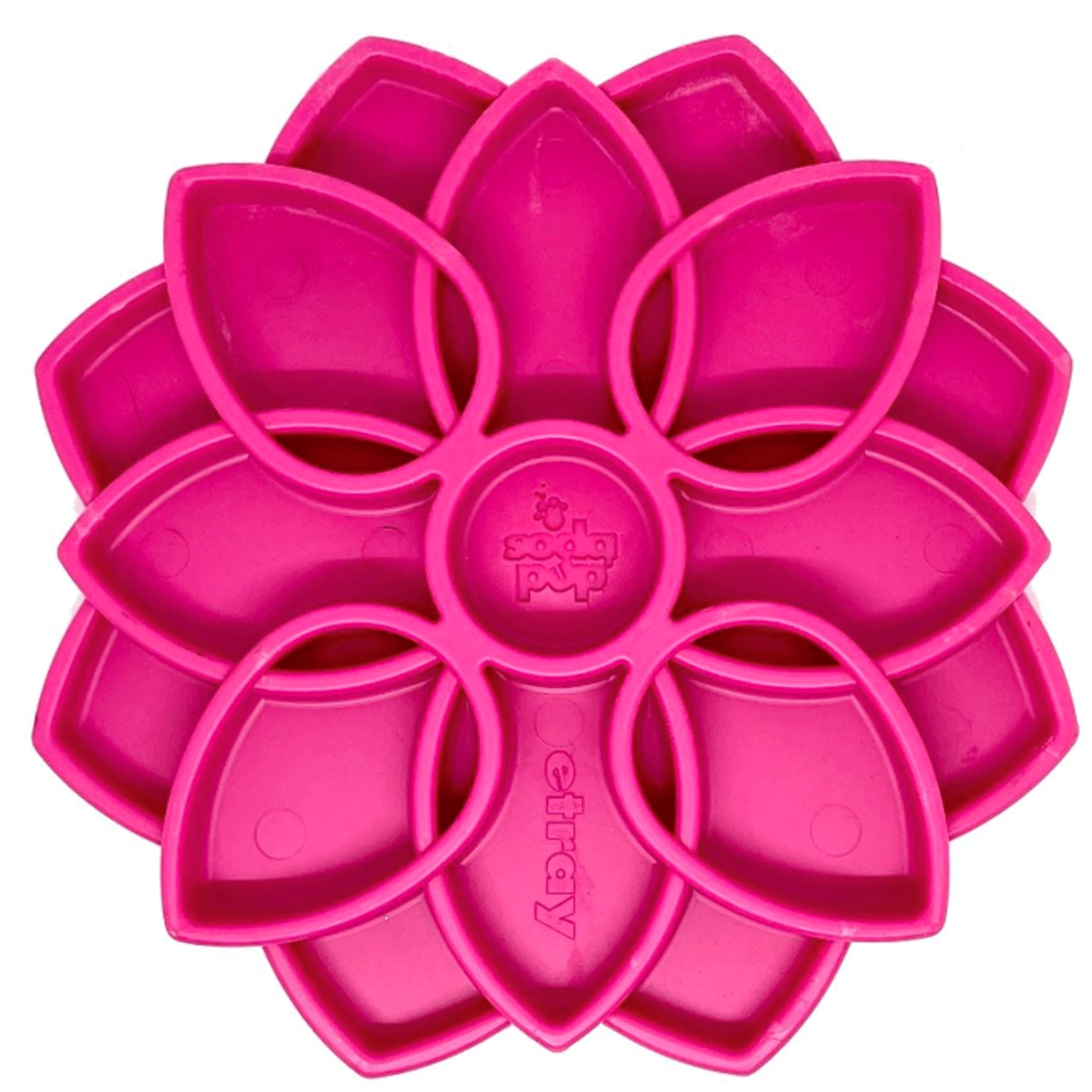 SodaPup Pink Mandala Licking Mat for Dogs - Slow Feeder & Anxiety Relief - Perfect for Bath Time, Grooming, and Treat Dispensing