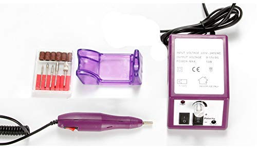 Professional Nail Dryer for Gel & Regular Polish - 20000 RPM Electric Manicure Pedicure Machine with Drill Bits & Sanding Files - Perfect for Salon, Home Use & DIY Nail Care