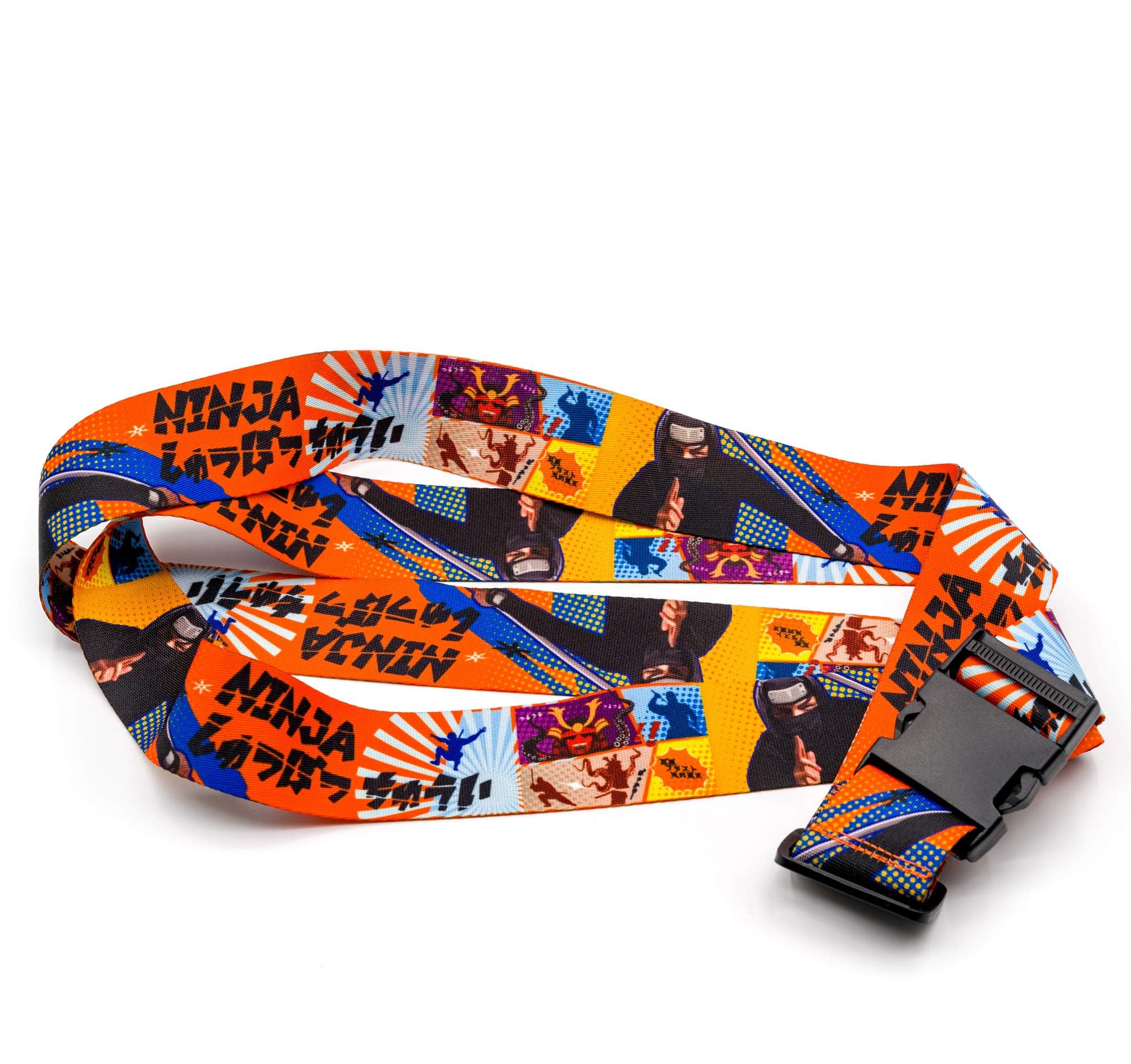 Adjustable 220CM Luggage Straps for Suitcases - Secure Travel Bag Accessories (2 Pack Japanese Anime Design) - Perfect for Airplane, Train & Road Trips