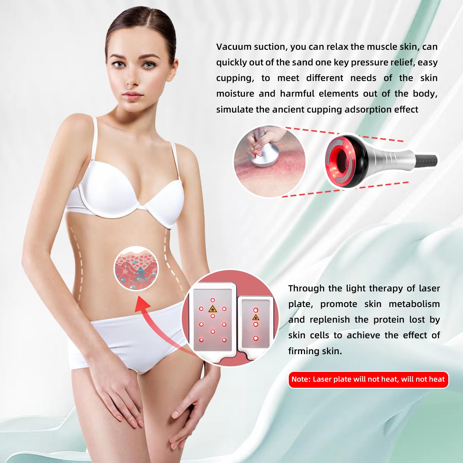 Multifunctional Body Massager for Cellulite Reduction & Skin Tightening – Perfect for Home Spa, Post-Workout Recovery & Beauty Treatments