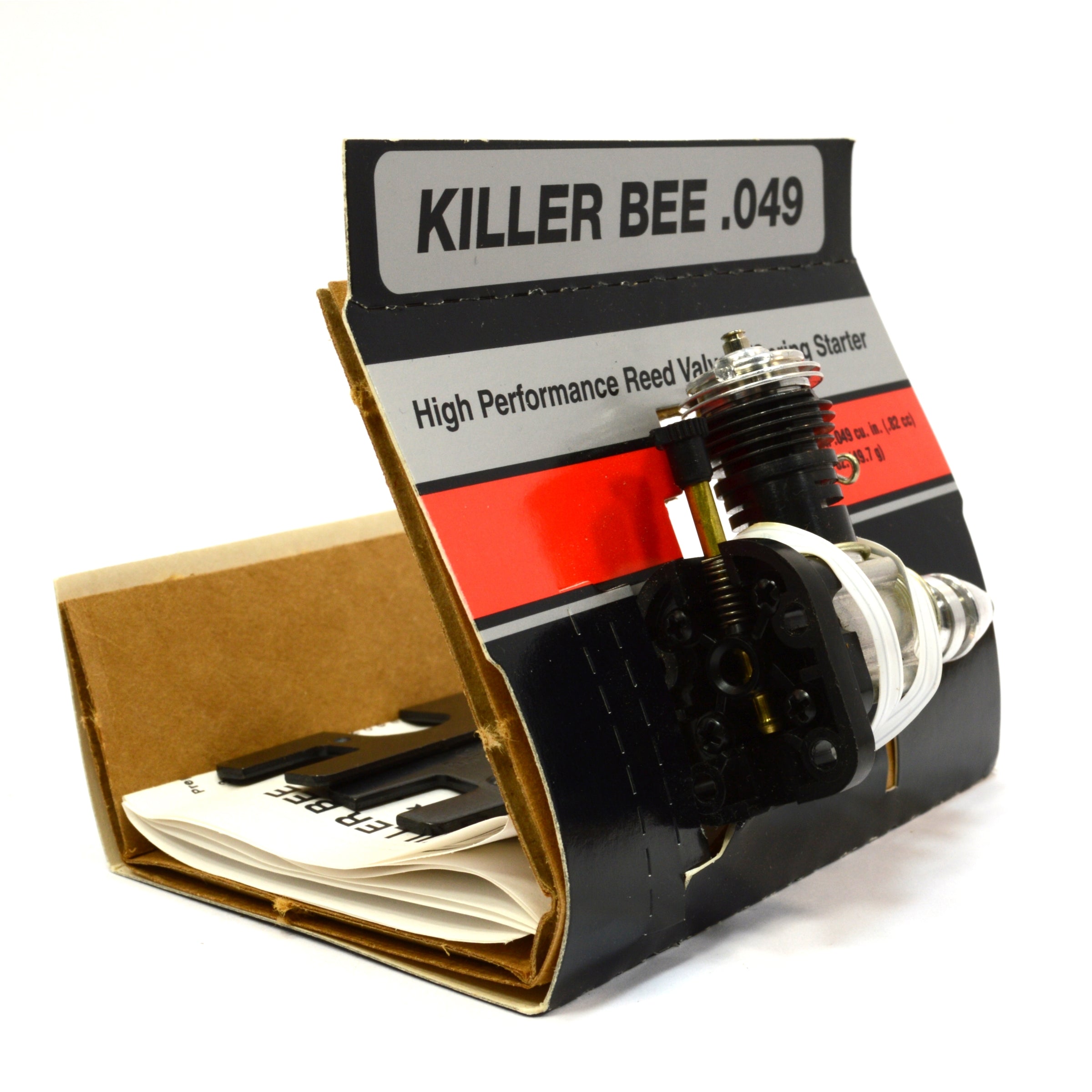 New in Box COX Killer Bee .049 Engine with Spring Starter #340 for Model Airplanes - Perfect for RC Aircraft Hobbyists and Beginners