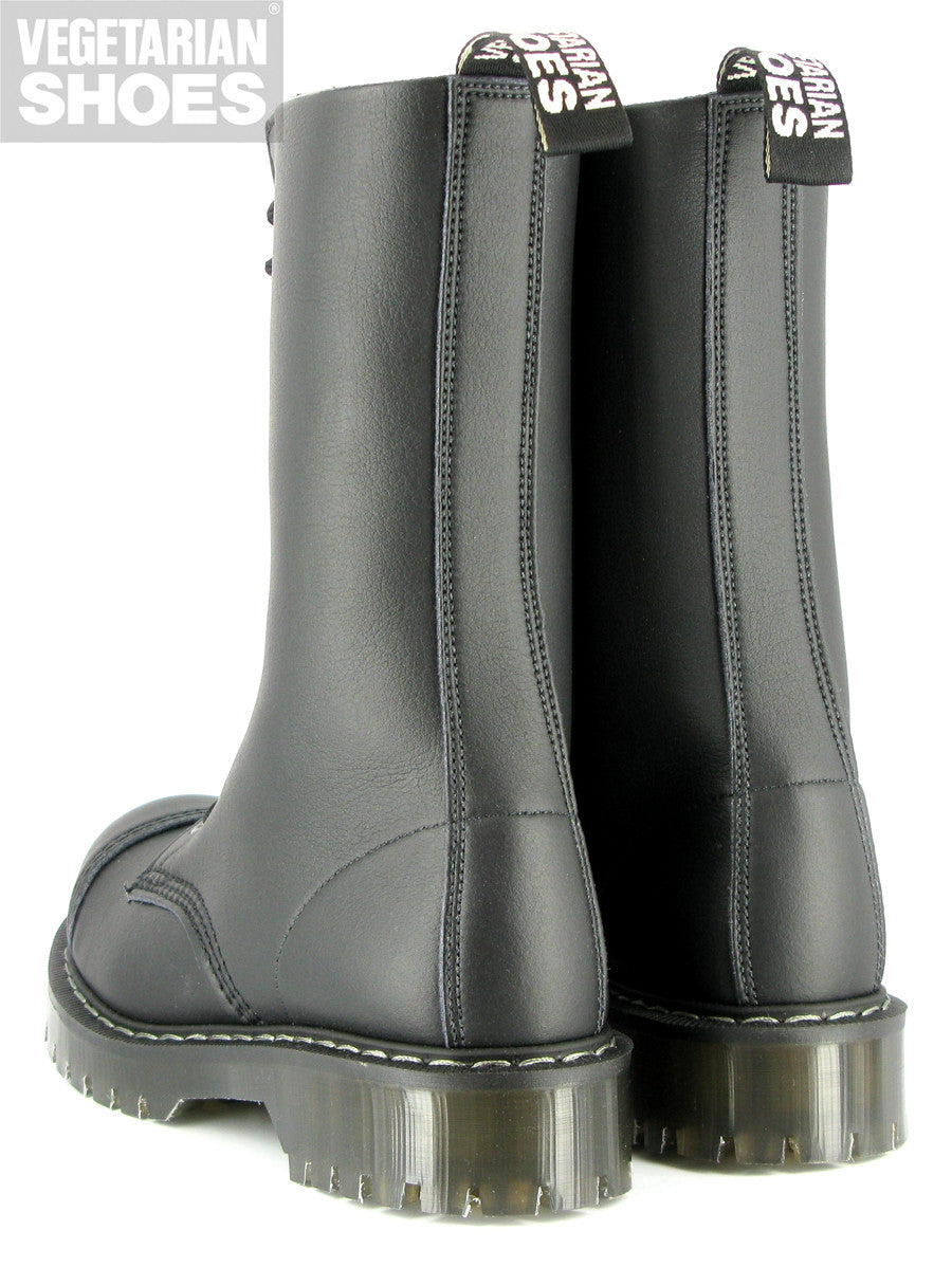 14 Eye Vegan Combat Boots - Eco-Friendly Leather Alternative for Punk & Gothic Fashion - Perfect for Concerts, Festivals & Alternative Style