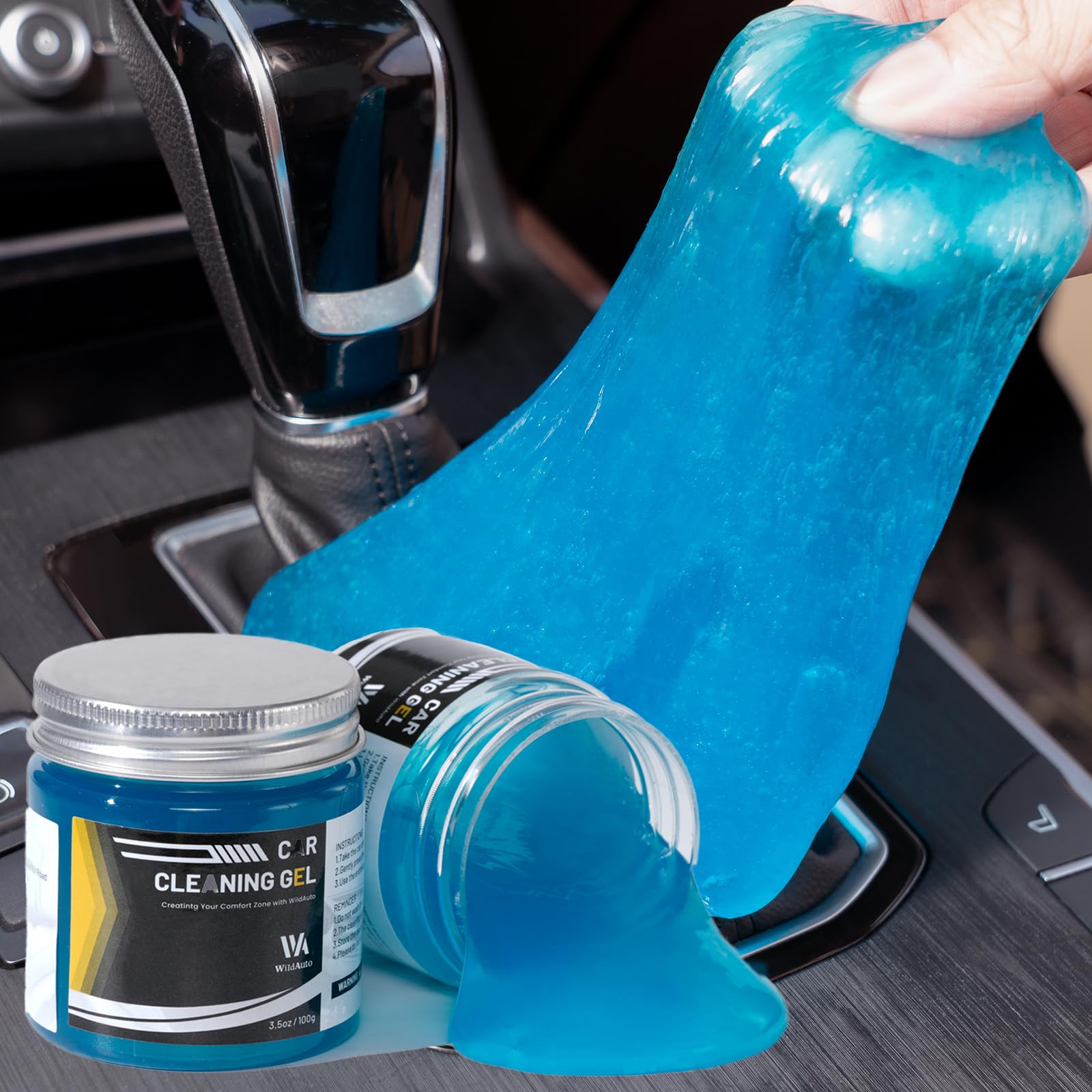 Premium Car Cleaning Gel - Universal Detailing Putty for Cars, Keyboards & Dust Removal | Effective Auto Interior & Electronics Cleaning Tool for Home & Office Use