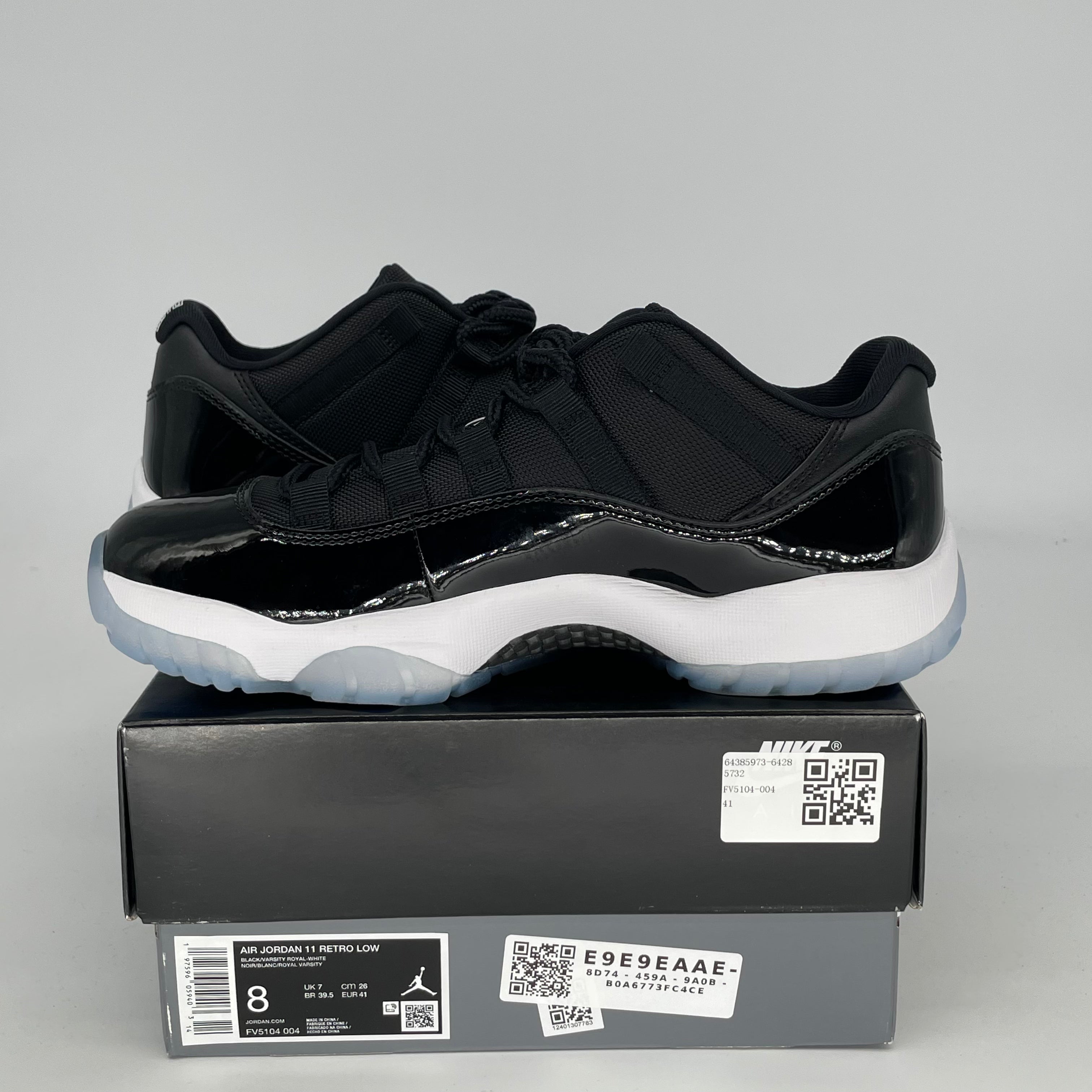 Air Jordan 11 Low Space Jam Basketball Shoes - Men's Size 8 / Women's Size 9.5W (FV5104-004) - Perfect for Court Performance & Streetwear Fashion