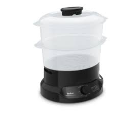 Tefal VC139865 2-Tier Mini Compact Steam Cooker – Healthy Cooking for Vegetables, Rice & Seafood | Perfect for Small Kitchens & Quick Meals