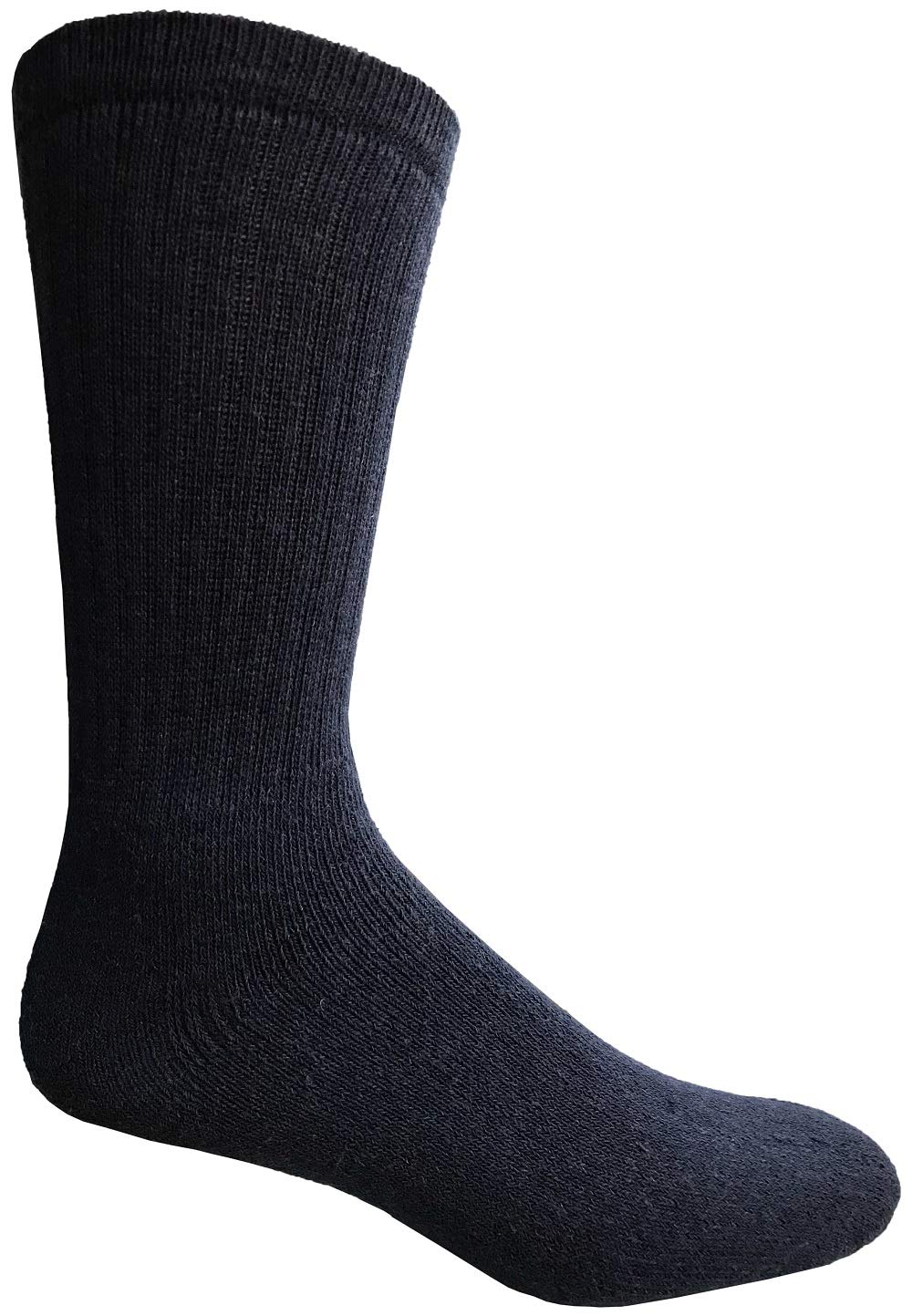 Yacht & Smith Big and Tall Men's Sport Crew Socks - 12 Pack Wholesale Bulk (King Size) - Breathable Athletic Socks for Running, Hiking & Gym Workouts