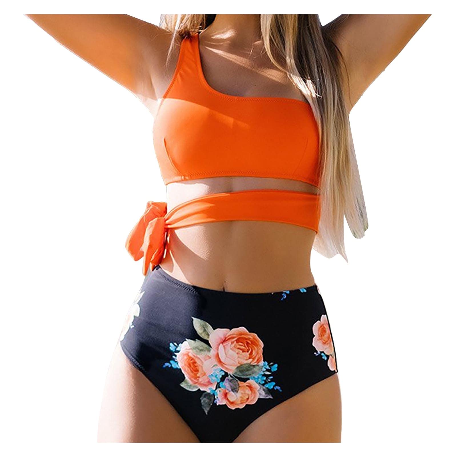 Sexy One Shoulder Bikini Set for Women - Trendy Swimwear Bathing Suits & Biquini Maillot De Bain Femme | Perfect for Beach Vacations, Pool Parties & Summer Getaways