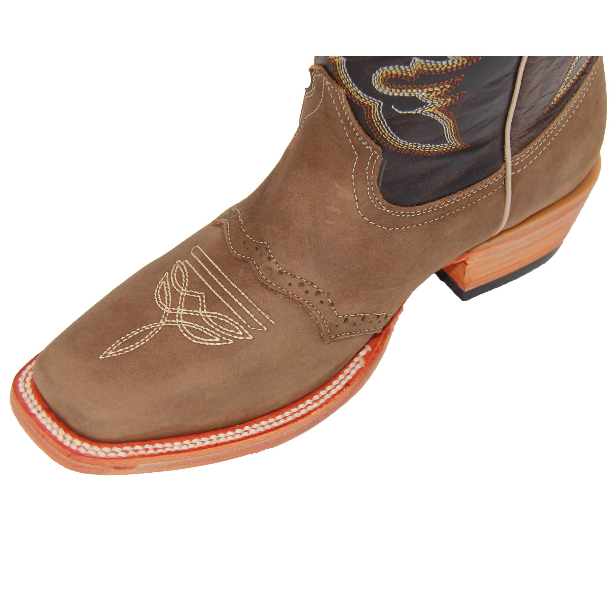 Women's Genuine Leather Cowboy Boots - Western Square Toe Rodeo Boots for Cowgirls | Perfect for Country Dancing, Rodeo Events & Western Fashion