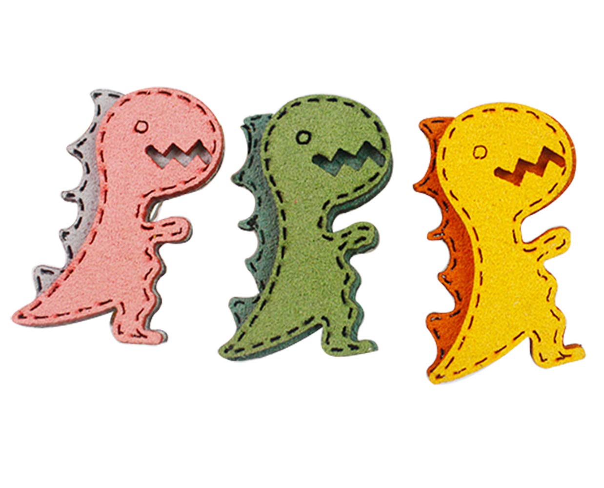 CRIZAN Dinosaur Hair Clips for Girls - 3PCS Cute Duck Bill Hair Accessories for Toddlers & Kids - Perfect for School, Parties & Daily Wear
