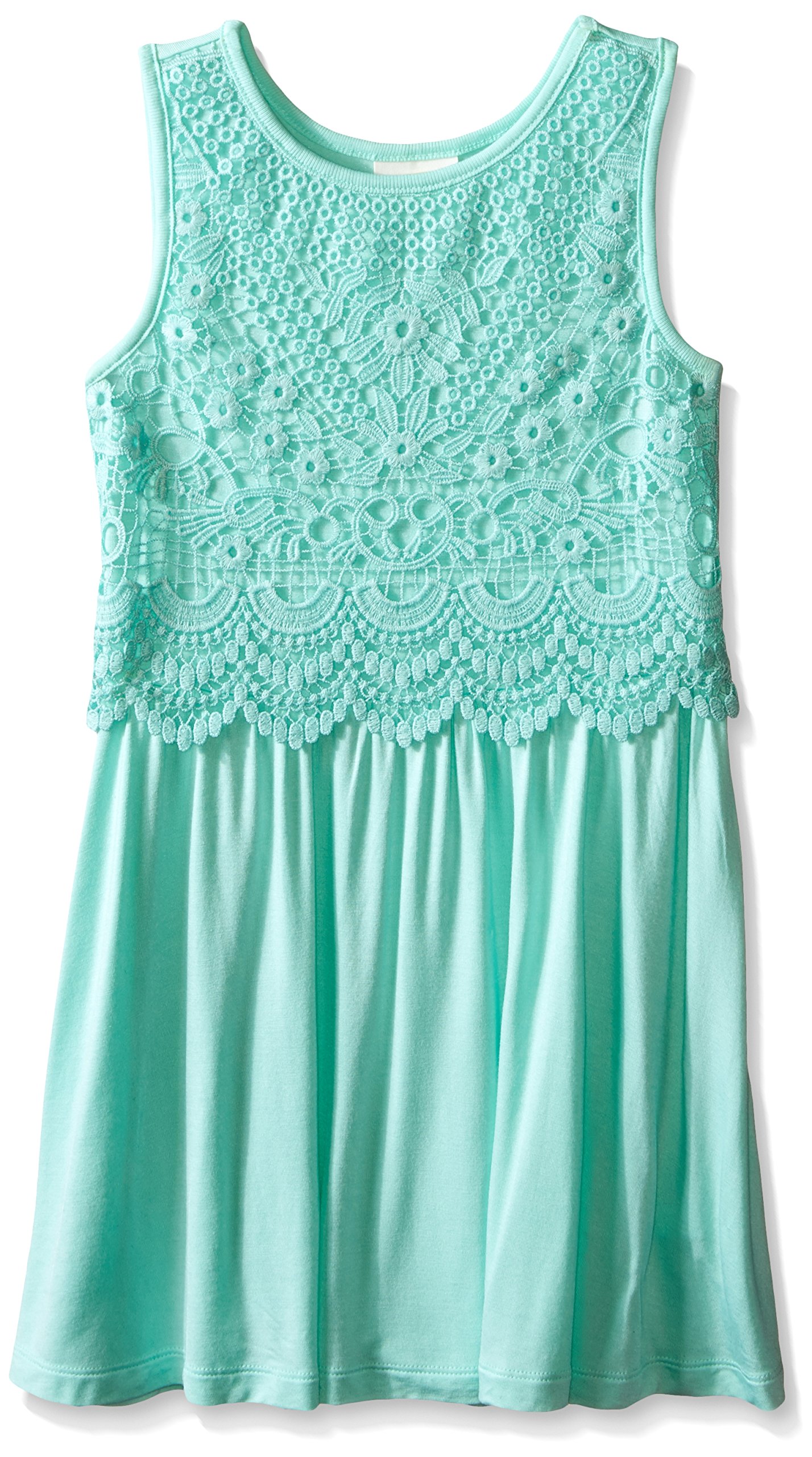 Crazy 8 Girls' Crochet Knit Dress - Cute & Comfortable Summer Outfit for Toddlers & Kids - Perfect for Parties, Beach Vacations & Family Photos