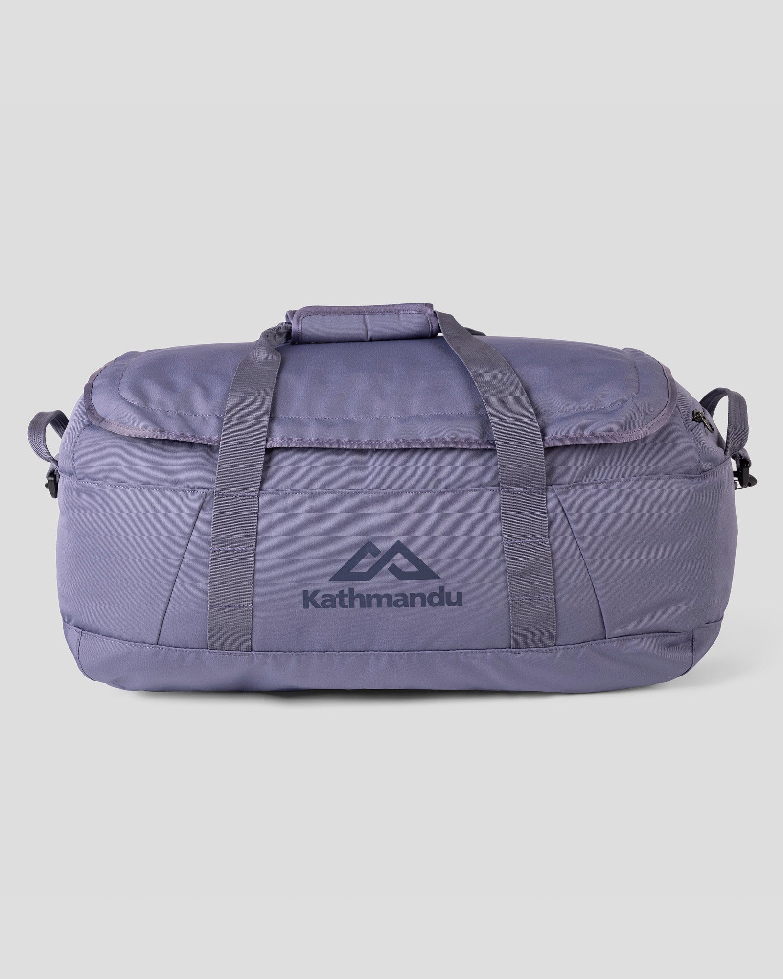Indus Base Duffel 50L Dark Haze - Large Travel Duffel Bag for Gym, Sports & Weekend Getaways - Water-Resistant Durable Carry-On Luggage
