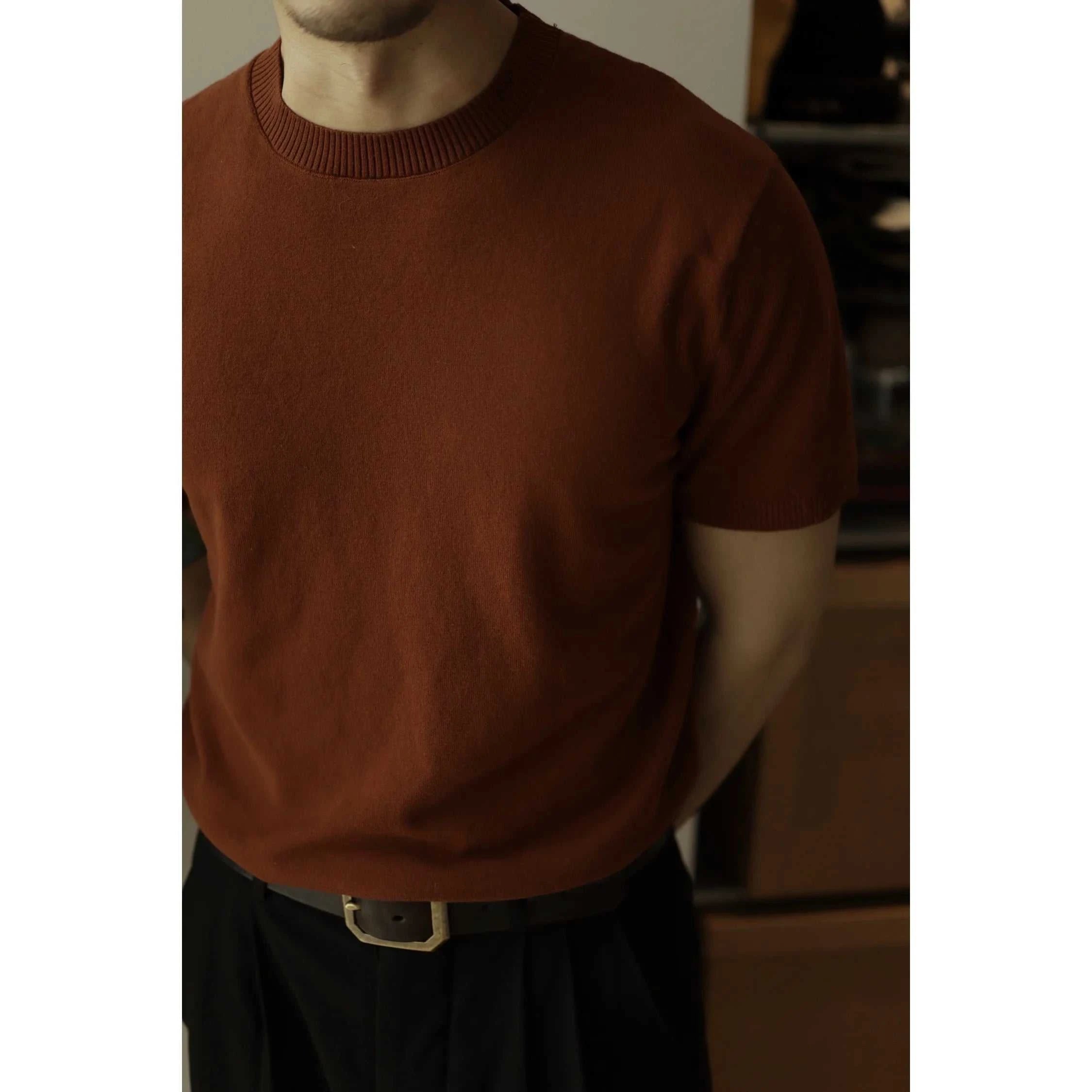 Premium Cotton Business Casual T-Shirt for Men - Breathable Summer Office Wear - Ideal for Work, Meetings & Smart Casual Outfits