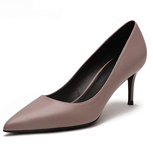 6.5cm-leather Pink Mauve