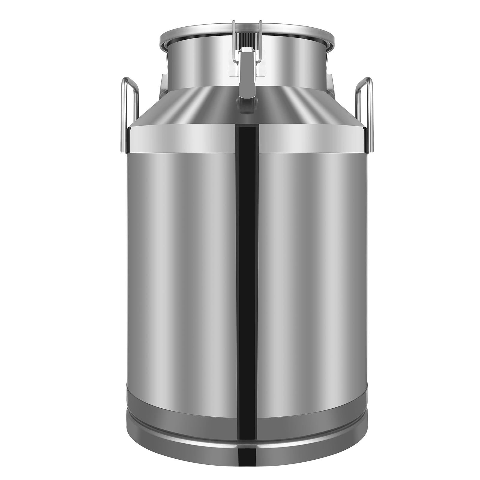 60L/15.85 Gallon Stainless Steel Milk Can with Sealing Lid - 201 Food Grade Milk Jug, Wine Pail & Liquid Storage Container - Perfect for Kitchen, Home, Restaurant - Ideal for Dairy, Beverage & Bulk Food Storage
