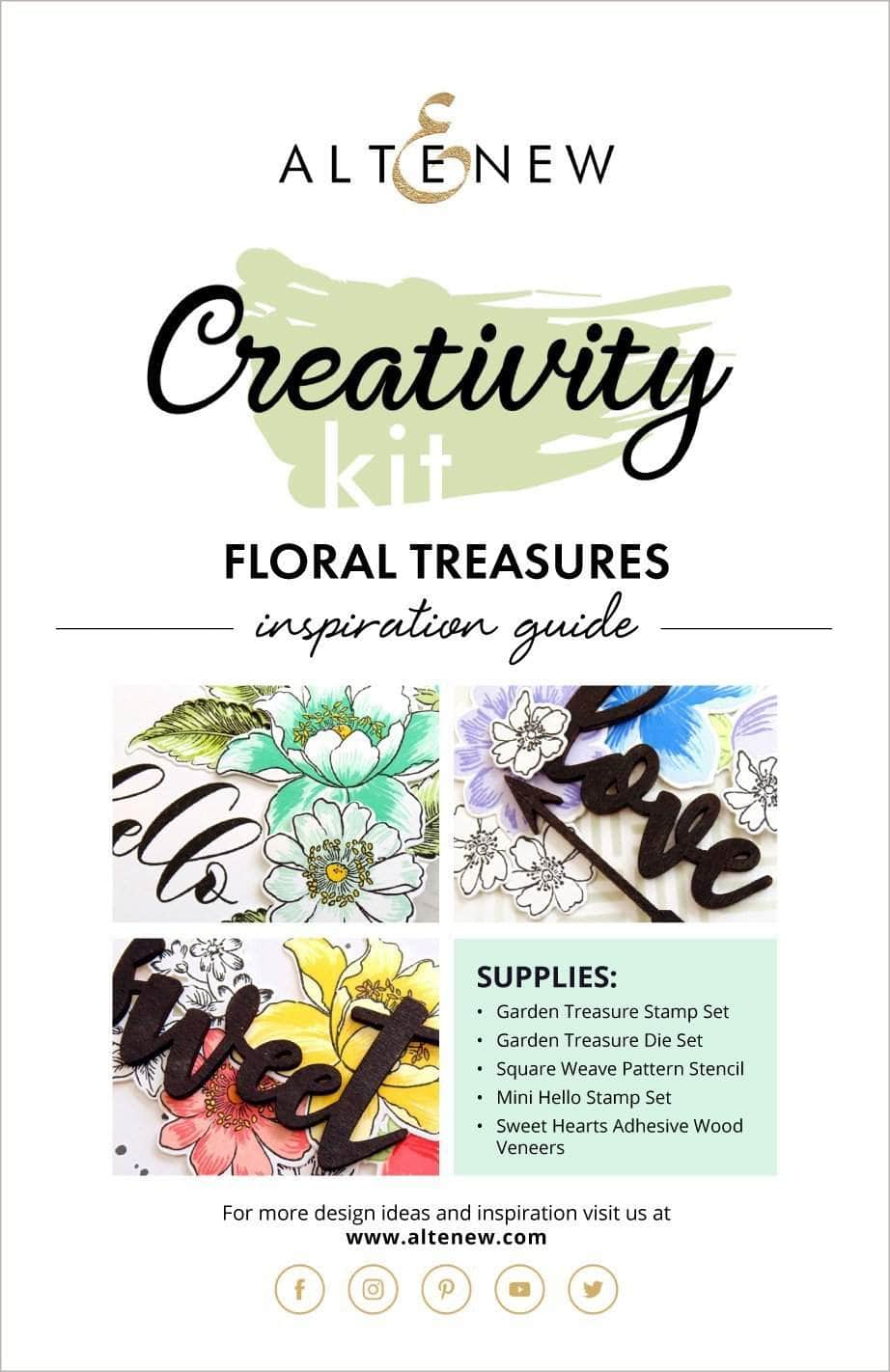 Floral Treasures Creativity Kit - DIY Craft Inspiration Guide for Home Decor & Gift Making | Perfect for Weddings, Parties & Seasonal Decorations