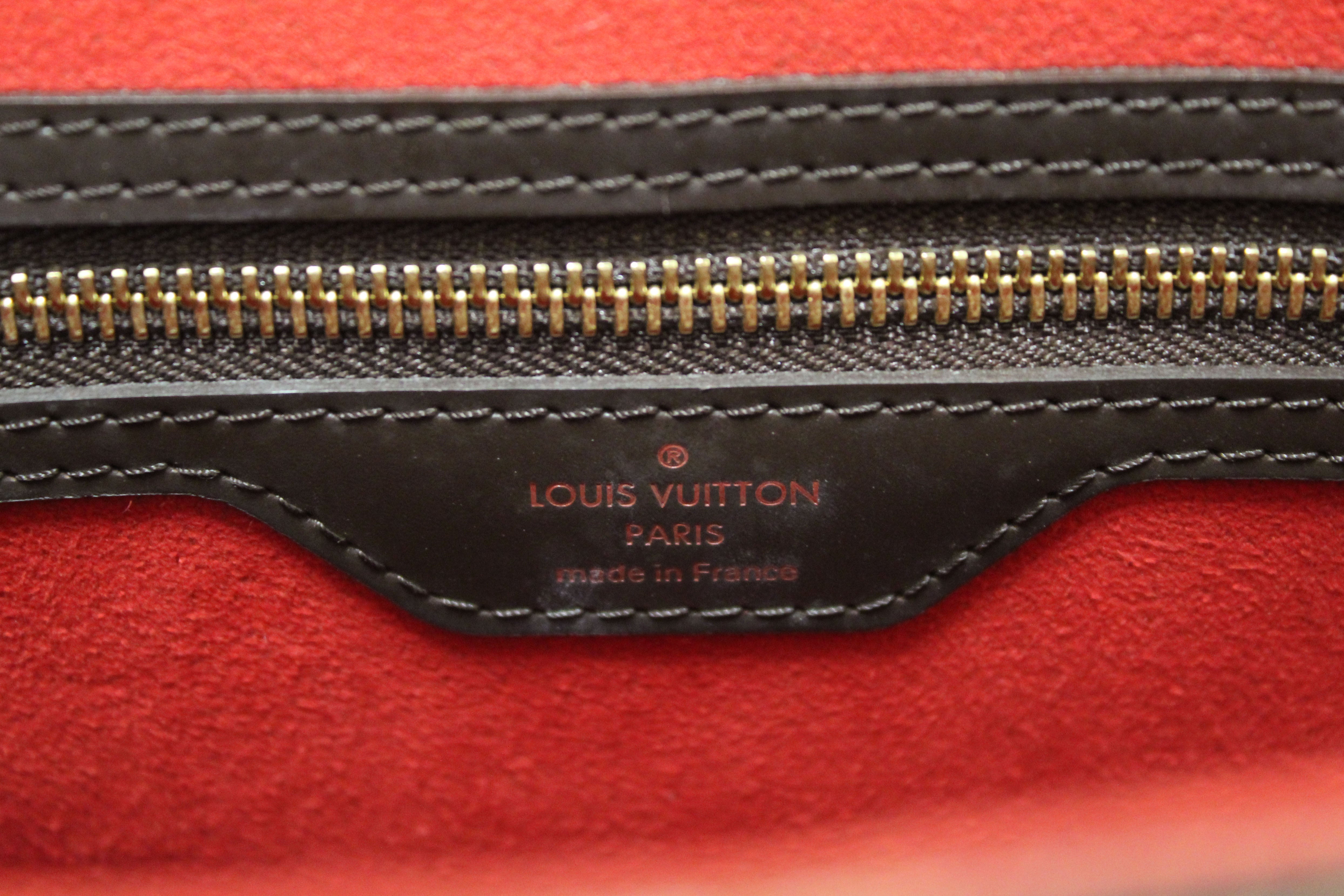 Authentic Louis Vuitton Damier Ebene Bergamo MM Shoulder Bag for Women | Luxury Designer Handbag | Perfect for Work, Travel & Everyday Use