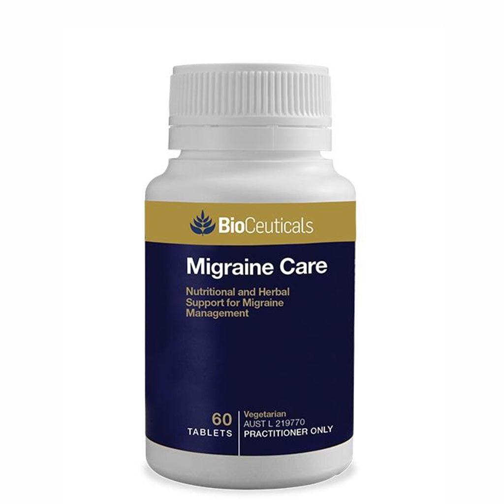 BioCeuticals Migraine Relief Supplement - Fast-Acting Natural Headache Support for Adults - Use at Home, Work or Travel
