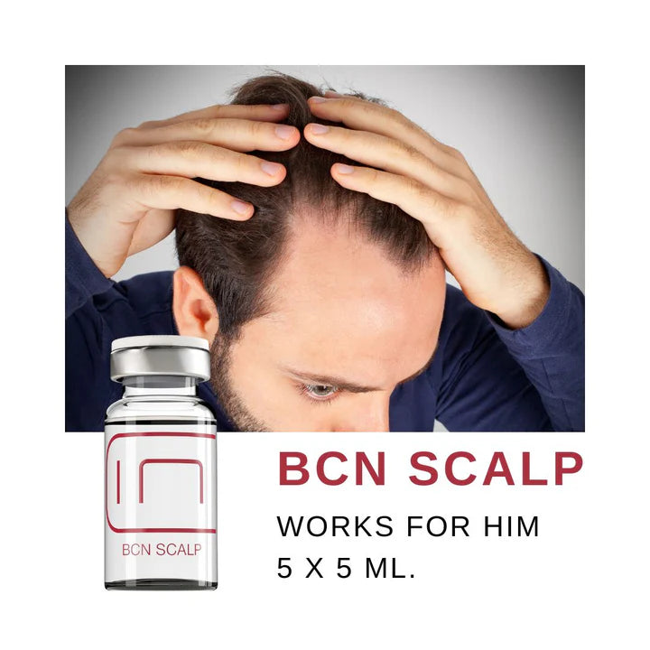 BCN Scalp 5 x 5ml Hair Growth Treatment Serum - Professional Scalp Care Solution for Thicker, Healthier Hair | Perfect for Daily Hair Regimen & Scalp Nourishment