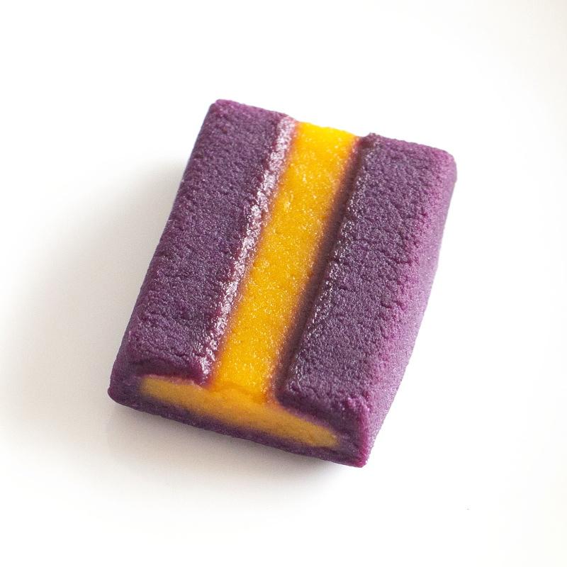 Okashi Goten Okinawan Gold & Purple Sweet Potato Bites - 6 Pieces - Authentic Japanese Snacks for Parties, Gifts & Healthy Snacking