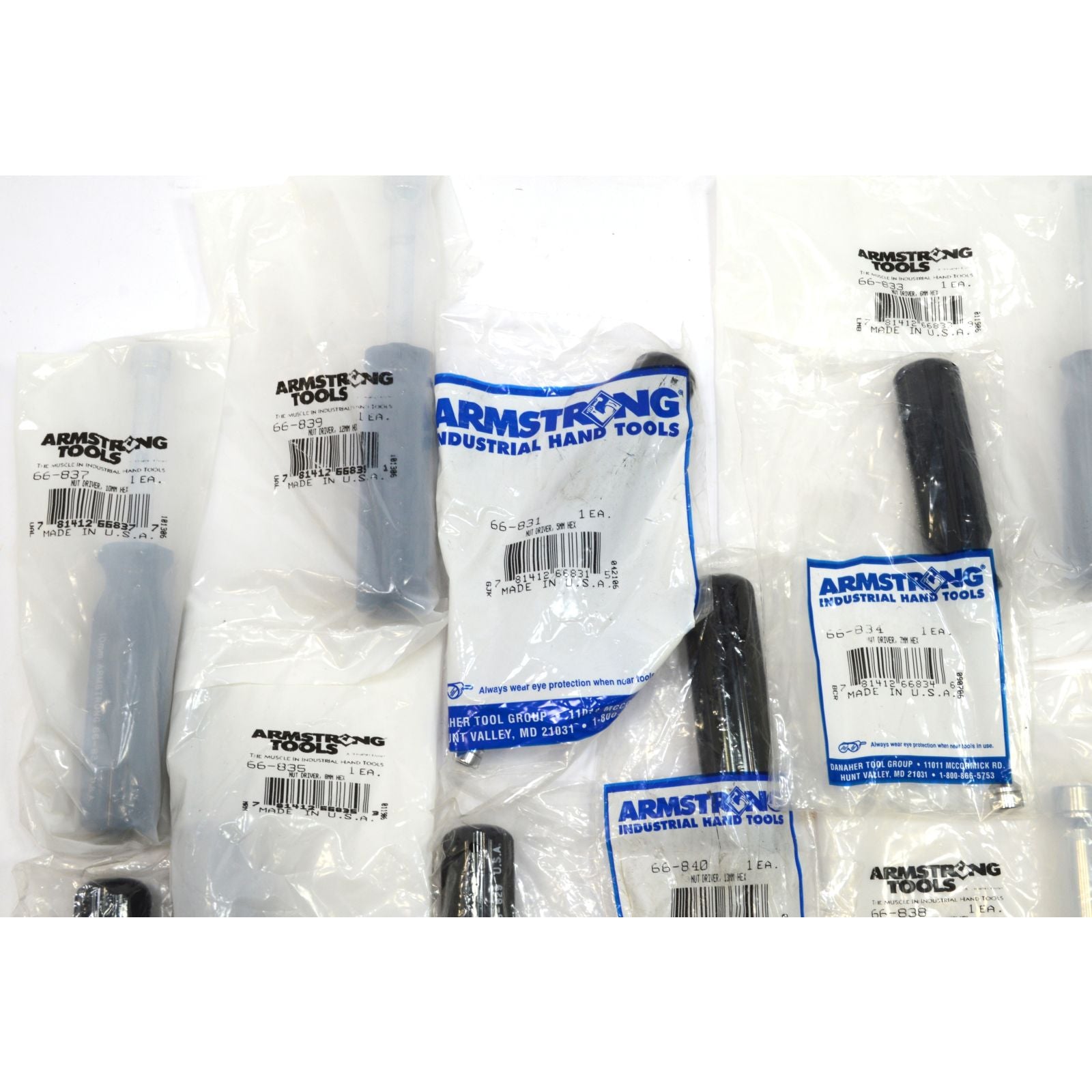 Armstrong No. 66 848 11-Piece Nut Driver Set with Storage Pouch - Professional Grade Tool Kit for Automotive Repair, DIY Projects & Home Maintenance