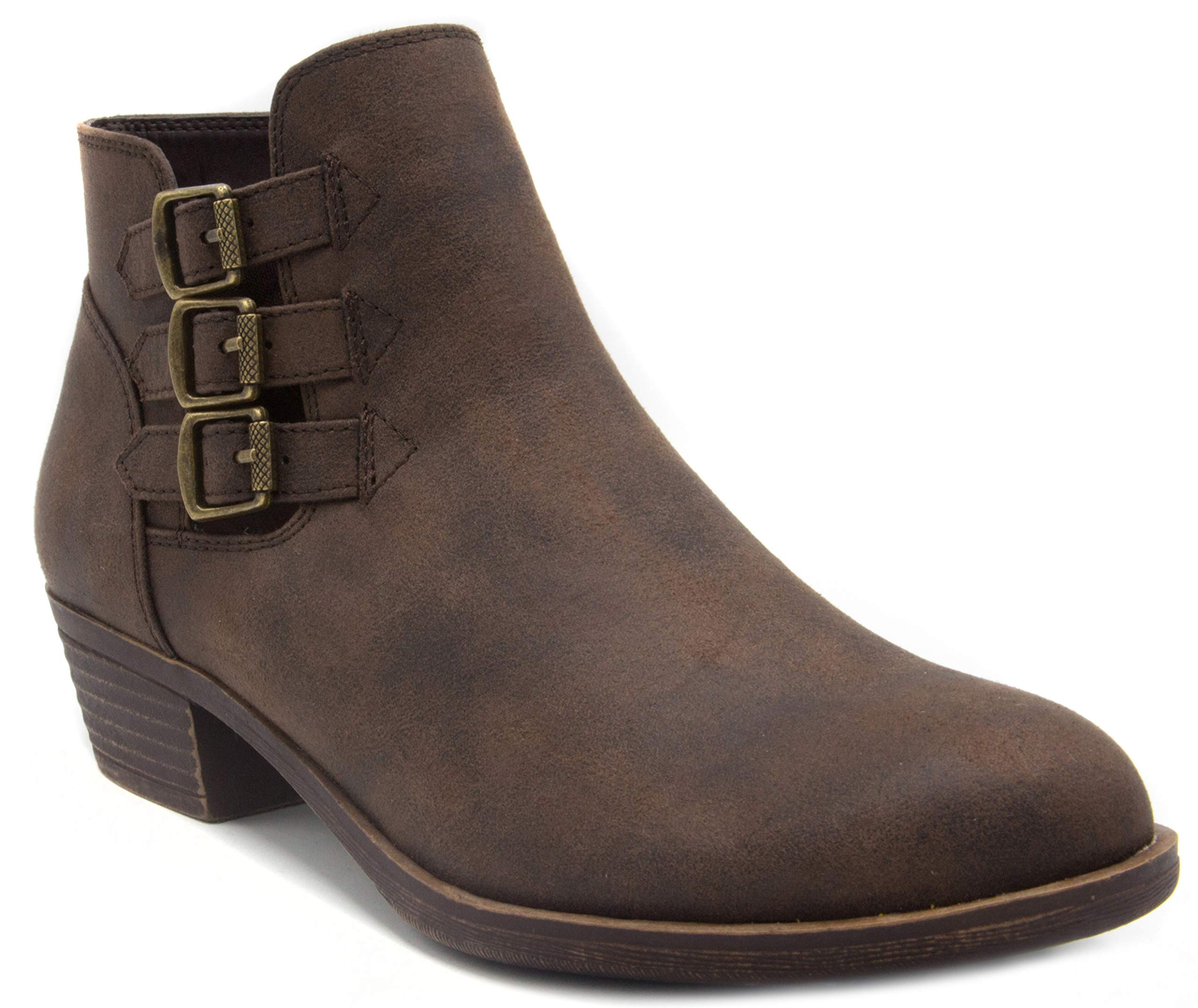 London Fog Women's Tommy Ankle Boots - Waterproof Winter Boots for Women with Comfortable Cushioning | Perfect for Snow, Rainy Days & Cold Weather Outdoor Activities