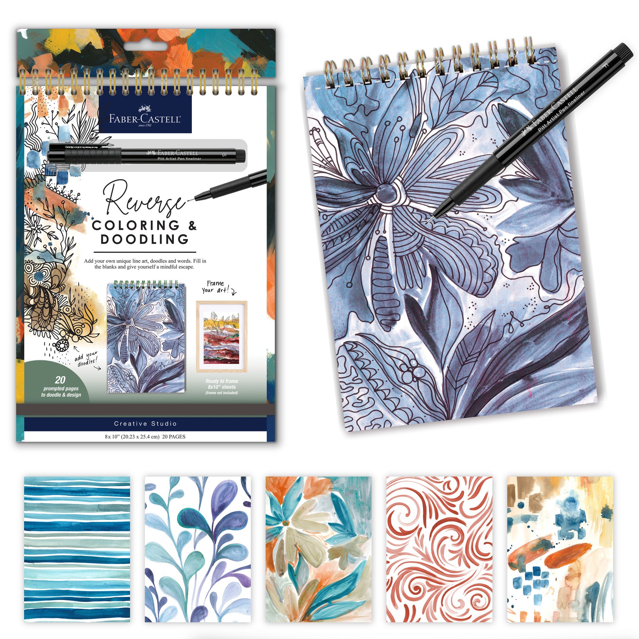 Reverse Coloring & Doodling Book - Neutrals Edition #770426 | Stress Relief & Creativity Booster for Adults, Perfect for Art Therapy & Relaxation