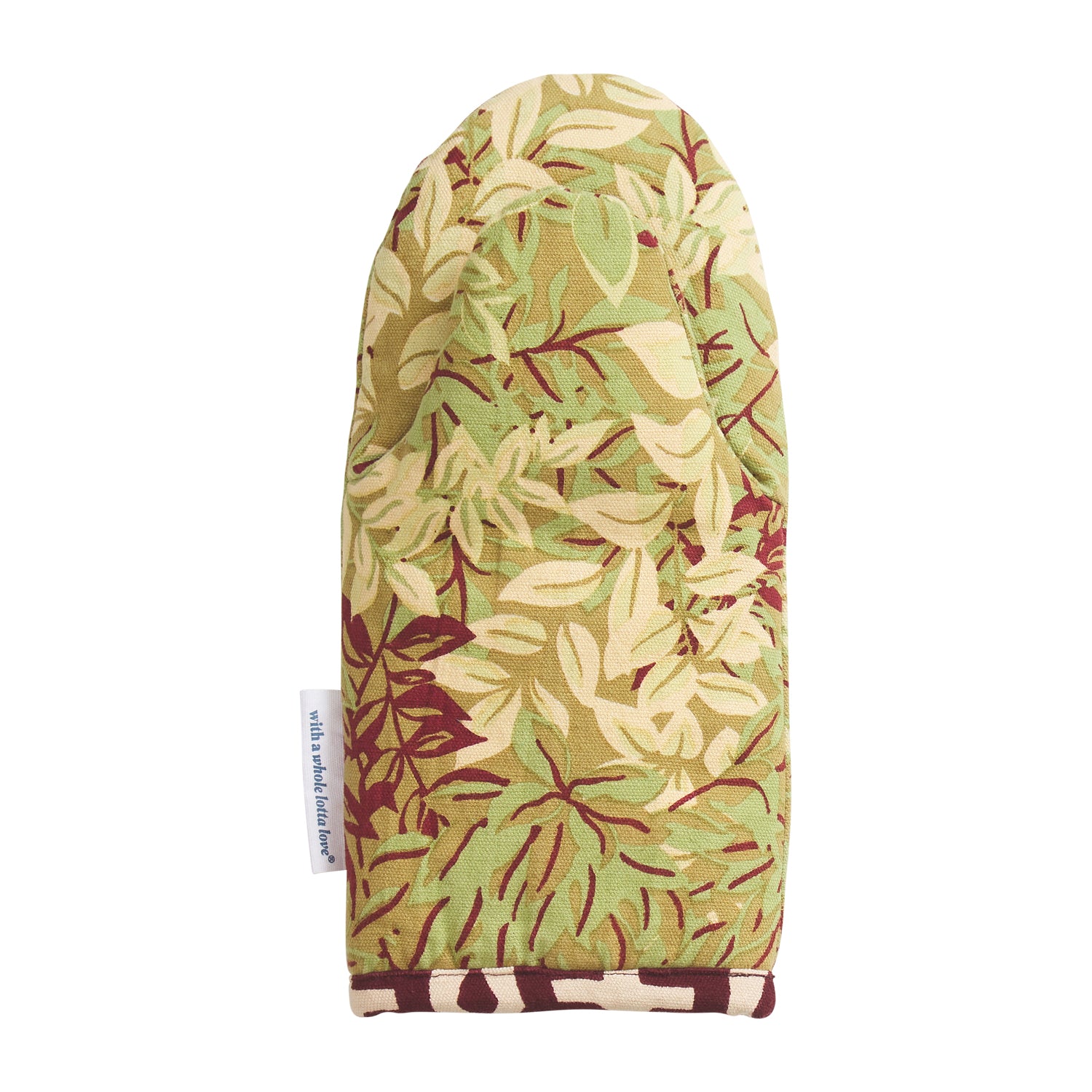 Heat Resistant Alka Oven Mitt with Reed Design - Premium Kitchen Gloves for Baking, Grilling & Cooking - Perfect for BBQ, Pot Handling & Hot Pans