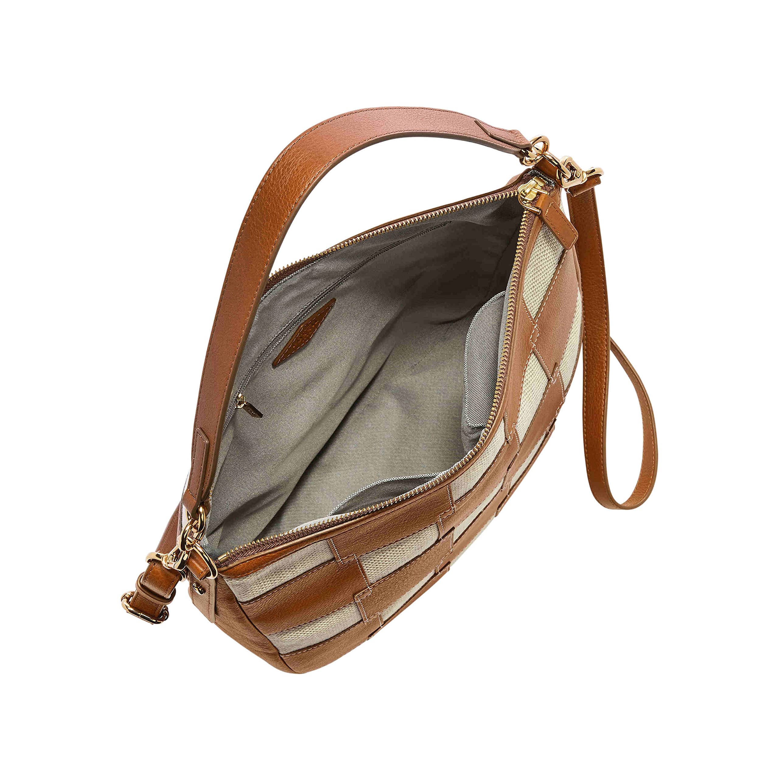 Fossil Jolie Hobo Handbag for Women - Stylish Leather Shoulder Bag with Adjustable Strap, Perfect for Work, Travel & Everyday Use