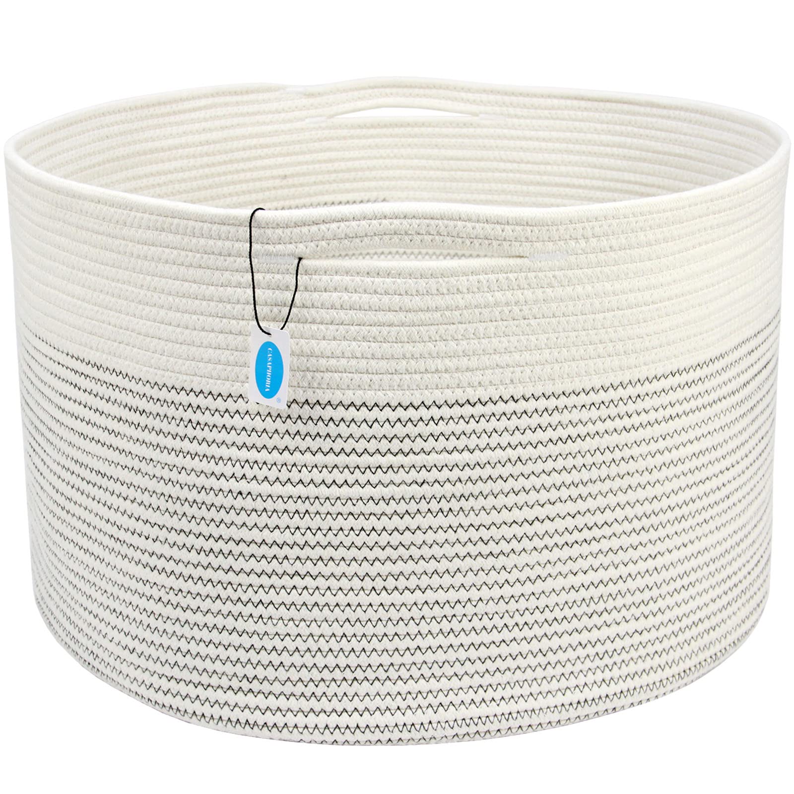 Casaphoria XXXLarge Cotton Rope Storage Basket - 21.7