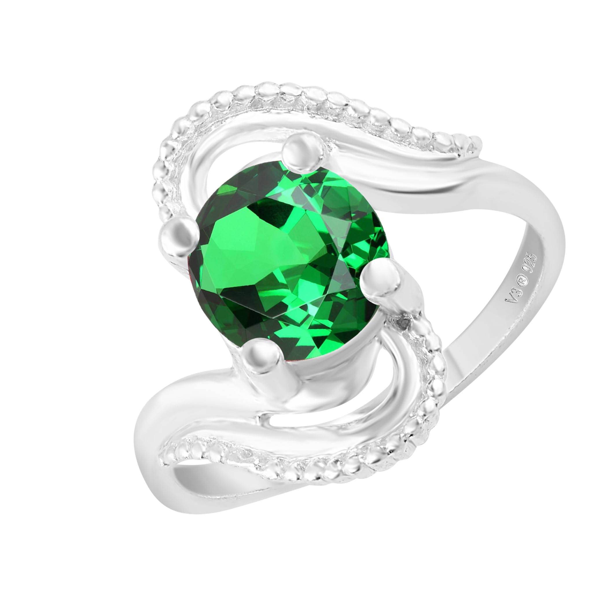 Elegant Sterling Silver Solitaire Ring for Women - Perfect for Engagement, Wedding & Anniversary Gifts