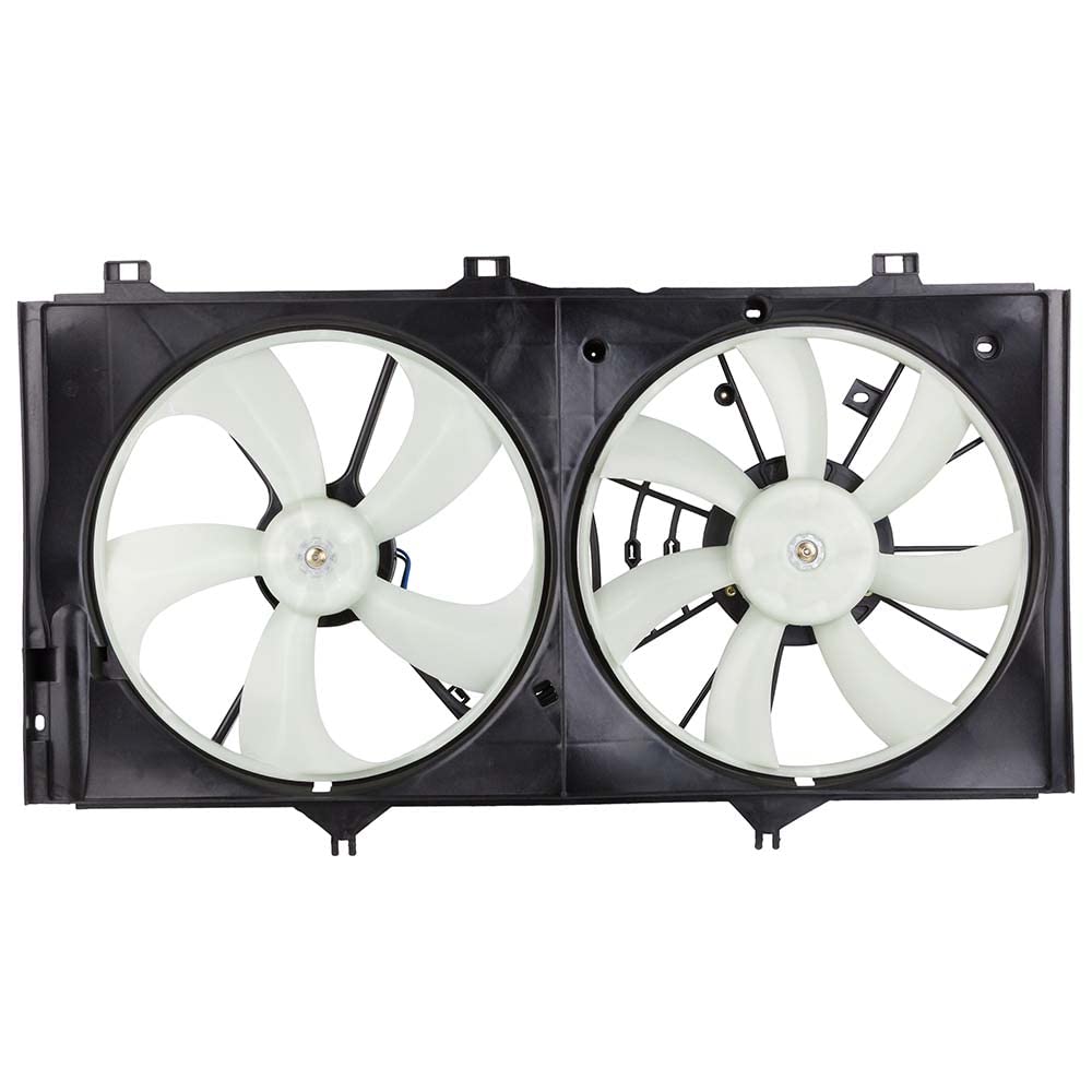 New Condenser & Radiator Cooling Fan Assembly for Lexus ES350 & Toyota Camry 2007-2018 - BuyAutoParts 19-20354AN - Perfect for Engine Overheating Prevention & AC System Repair