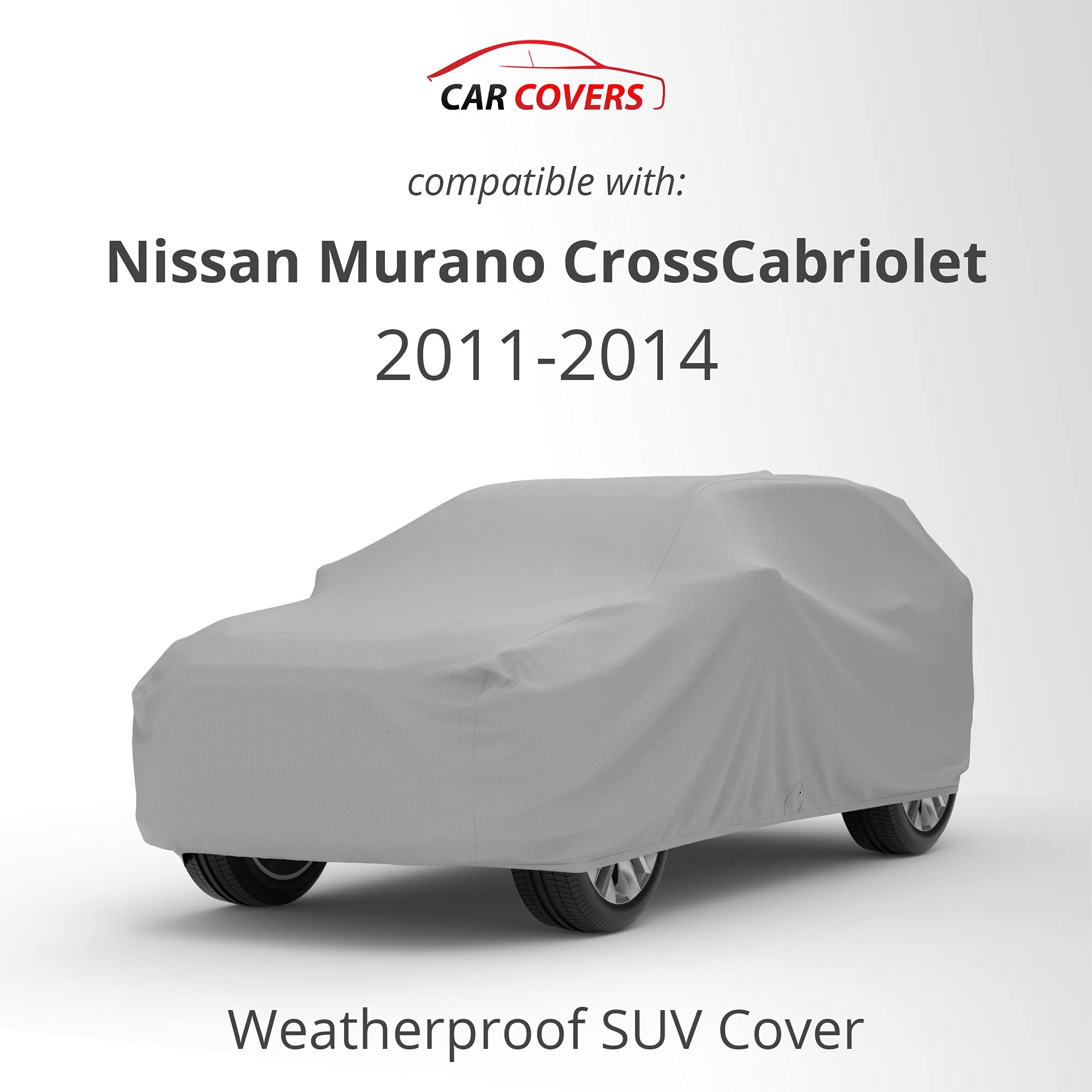 2011-2014 Nissan Murano CrossCabriolet Weatherproof SUV Car Cover with Theft Cable Lock - Durable Outdoor Protection, Better Than Waterproof, Ideal for All-Season Use