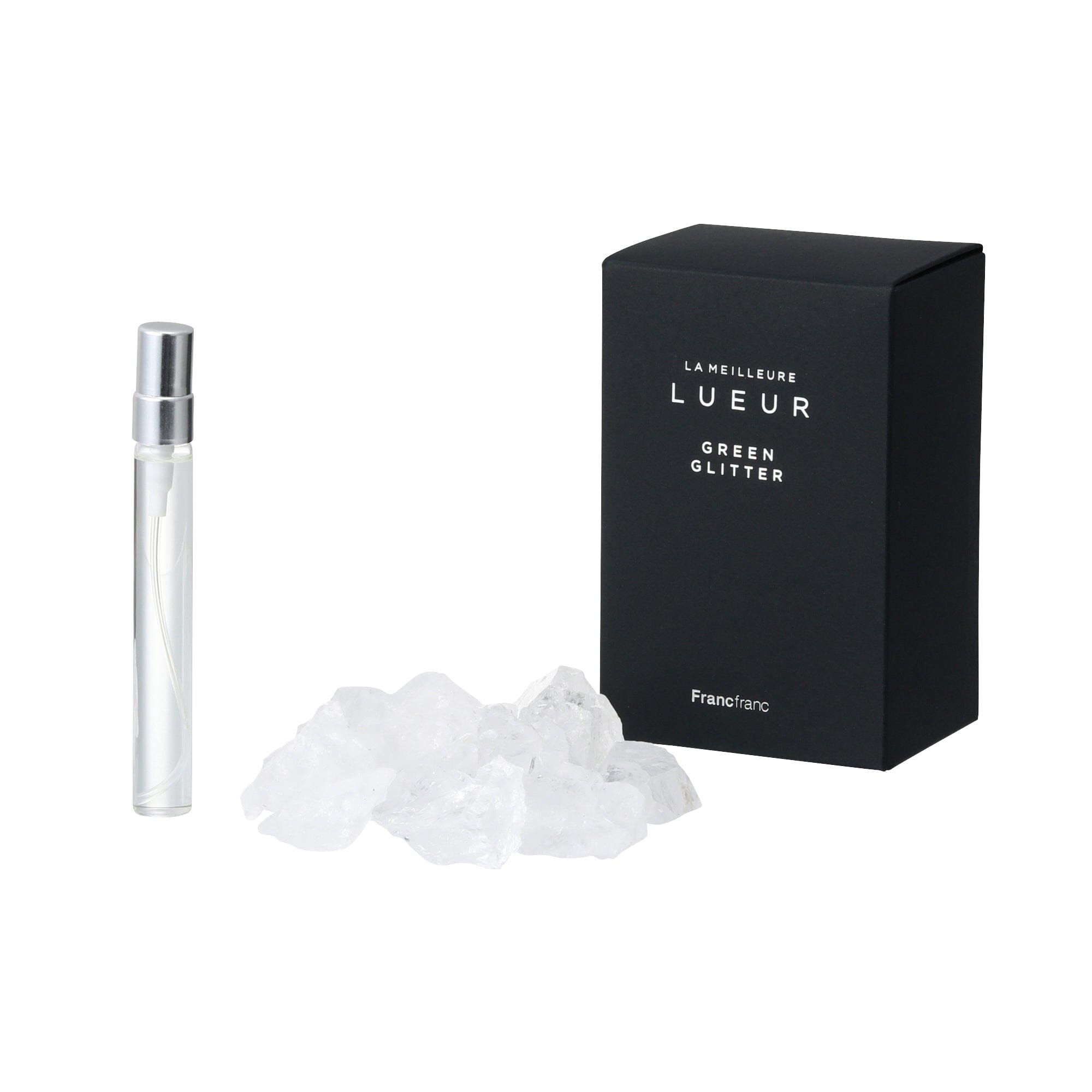 Lueur Stone Fragrance Refill - Silver Scented Oil Diffuser for Home, Office, and Car Aromatherapy