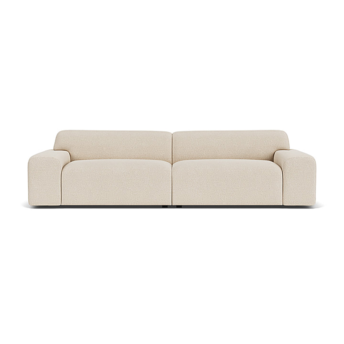 Luxury Gloria Boucle Fabric 3.5 Seater Sofa - Modern Upholstered Living Room Couch for Small Spaces, Apartments & Cozy Home Decor