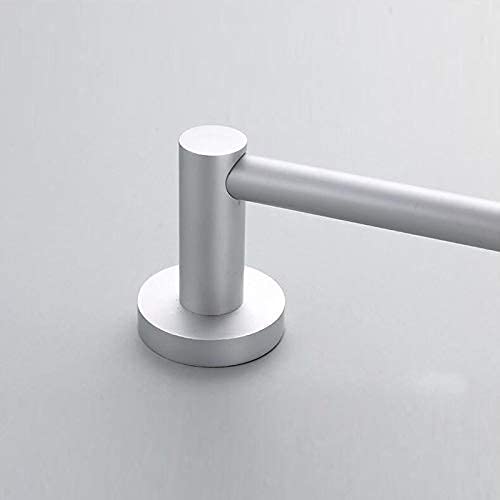 Stainless Steel Wall Mounted Bathroom Towel Bar - 40/50/60cm (15.75/19.69/23.62 Inch) White Finish - Space Saving Towel Rack for Bathroom, Kitchen & Laundry Room Organization