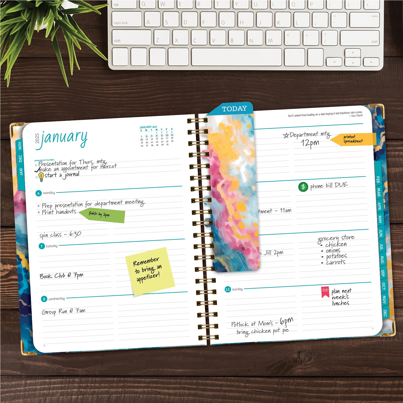 2025 Hardcover Planner 8.5