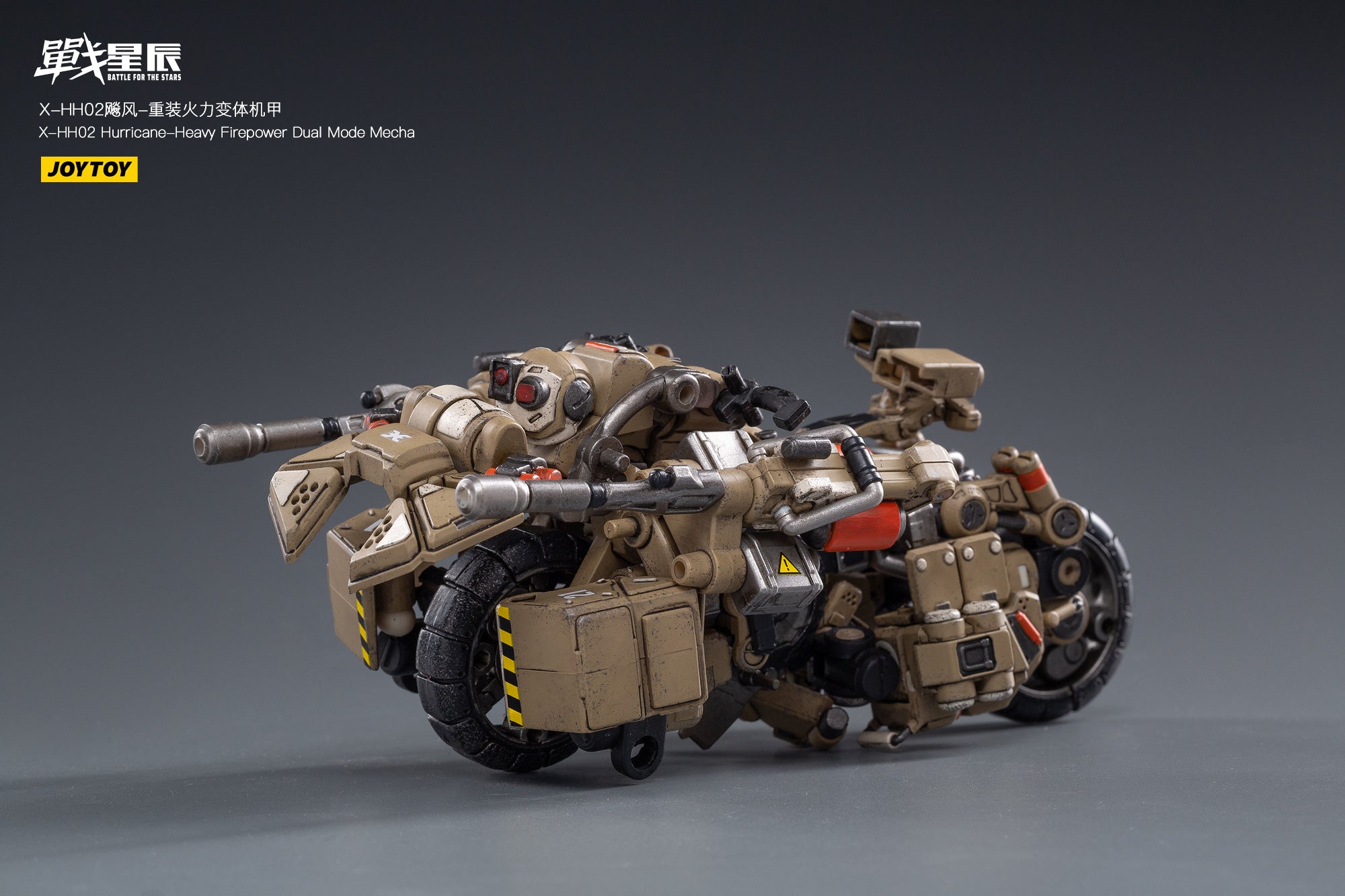 JOYTOY 1/18 Transformable Mecha X HH02 Hurricane Heavy Firepower Action Figure - Collectible Robot Toy for Display & Battle Scenes | Perfect for Anime Fans & Model Collectors