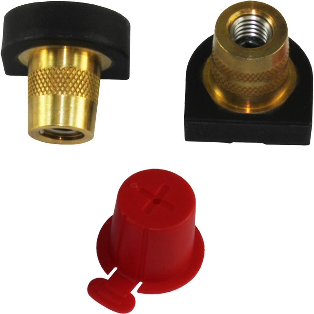 Premium Brass SAE Automotive Battery Terminal Set - Compatible with Hawker Odyssey Batteries - Corrosion-Resistant, High-Conductivity for Reliable Power Connection - Ideal for Car, Truck, Marine and RV Battery Replacement & Maintenance